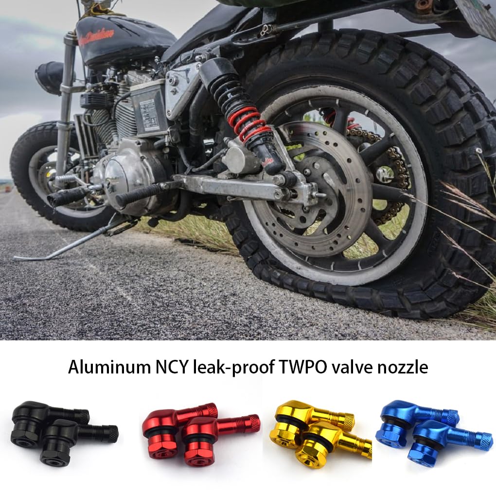 10 set 2 pezzi valvola in lega di alluminio cerchio moto portatile antiruggine adattatore pneumatico universale tubeless valvole steli grigio