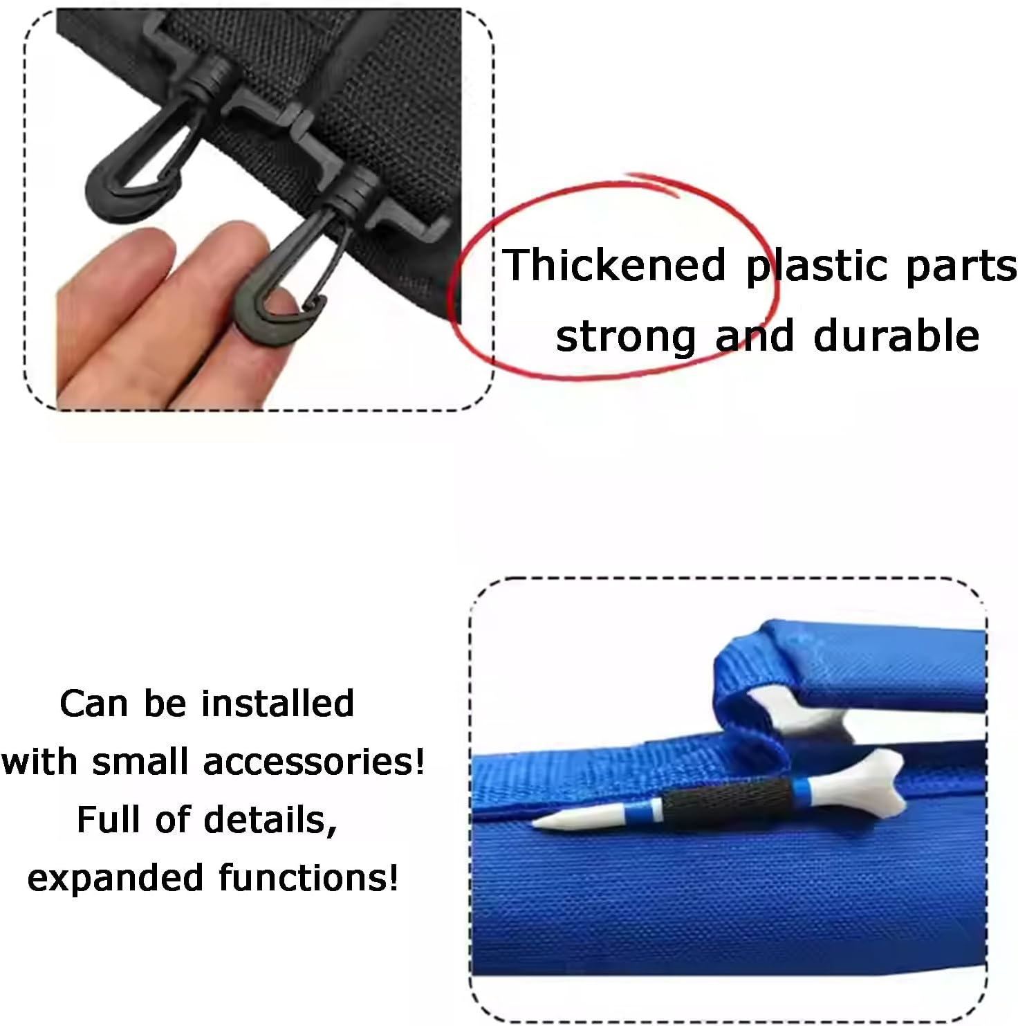 Golf Club Bag, Portable Golf Club Storage Bag Hold 5 to 7 Clubs,Foldable Golf Putter Bag with Shoulder Straps, for Women Men Outdoor Travel Training Club Garage