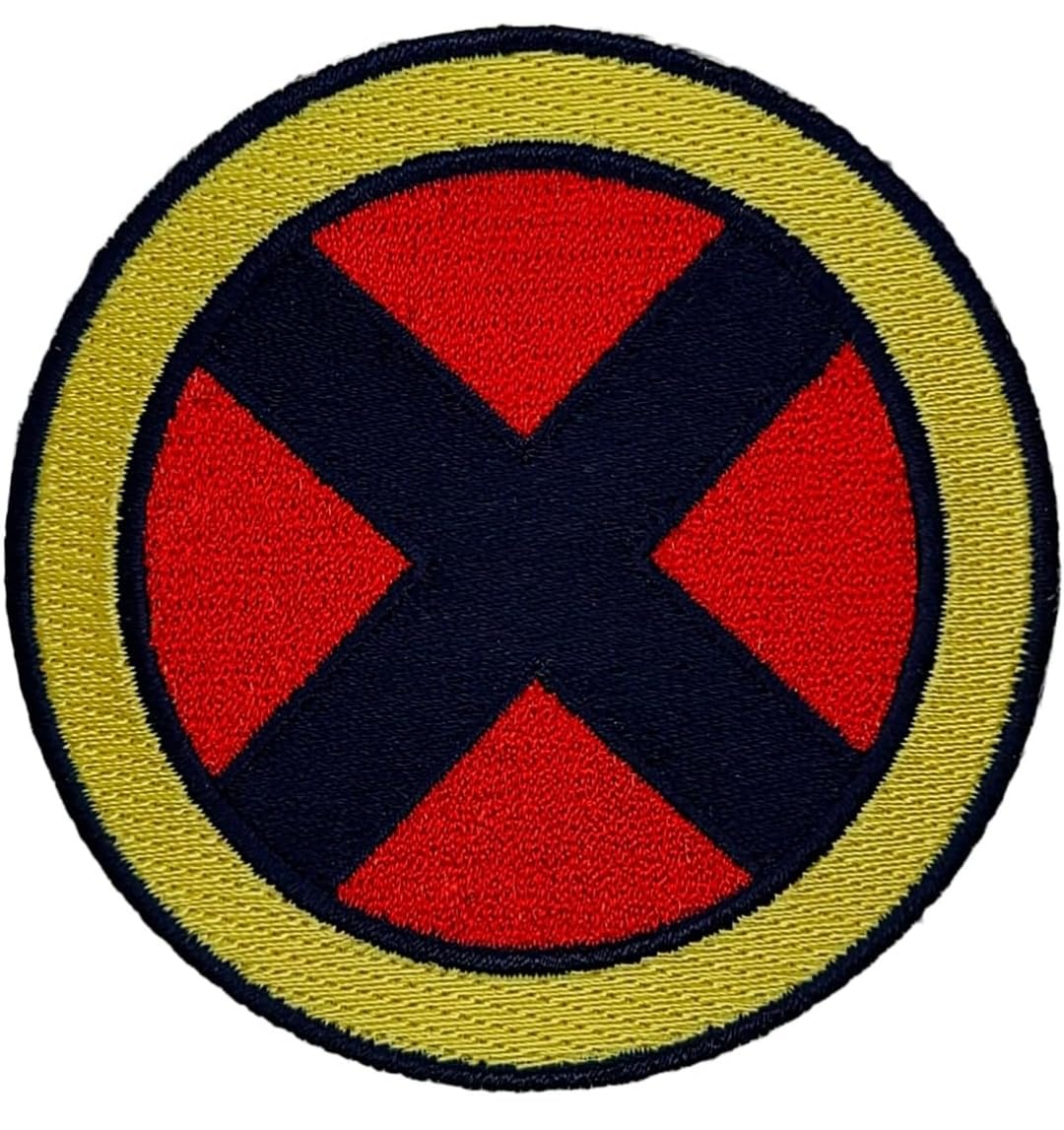 X-Men Classic Wolverine Logo Patch - 3 x 3 Inch Iron on Sew on P762