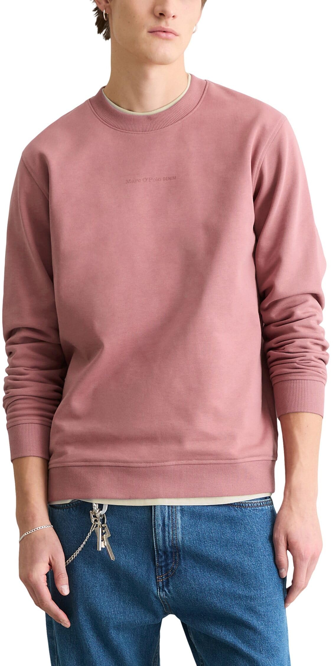 Marc OߴPolo Denim Herren Sweatshirt aus Bio-Baumwolle mit Logo