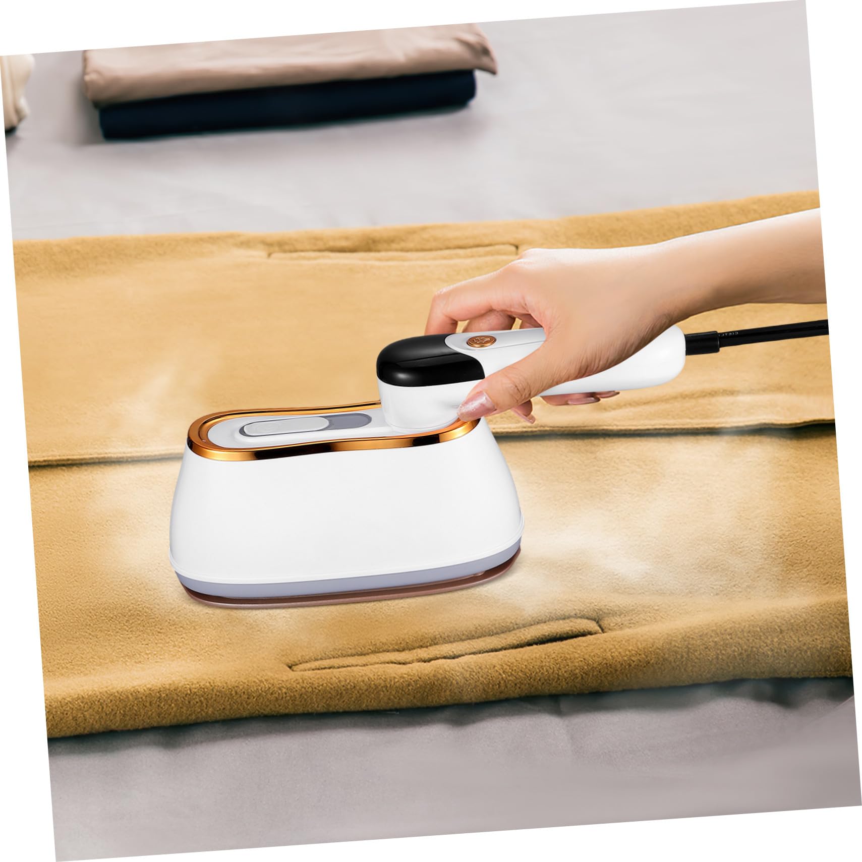 Cabilock Ropa Portátil Mini de Prendas para Viajes Máquina de Planchado de Calentamiento Rápido Fuerte Penetración de Vapor con Enchufe Europeo