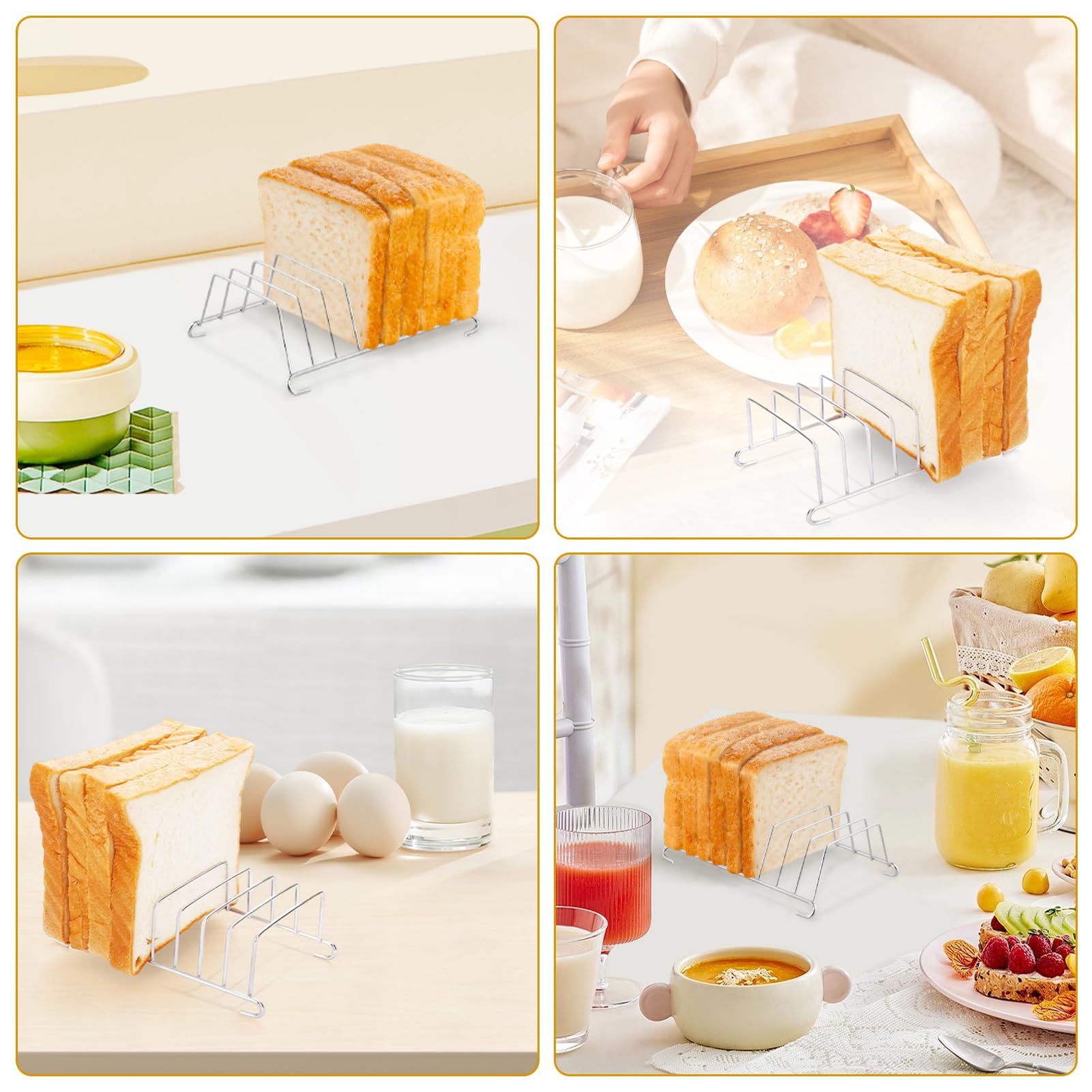 Grille Pain Grille-Pain Grille-Pain En Acier Inoxydable Accueil Petit Déjeuner Petit Toast Toast