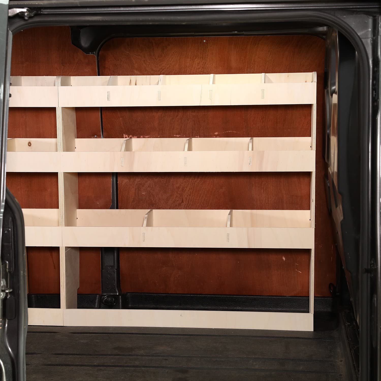 Vanify - Kompatibel mit Volkswagen Transporter T5 T6 L2 2003+ Fahrzeugeinrichtung Fahrzeugregale, komplette Fahrerseite Regal