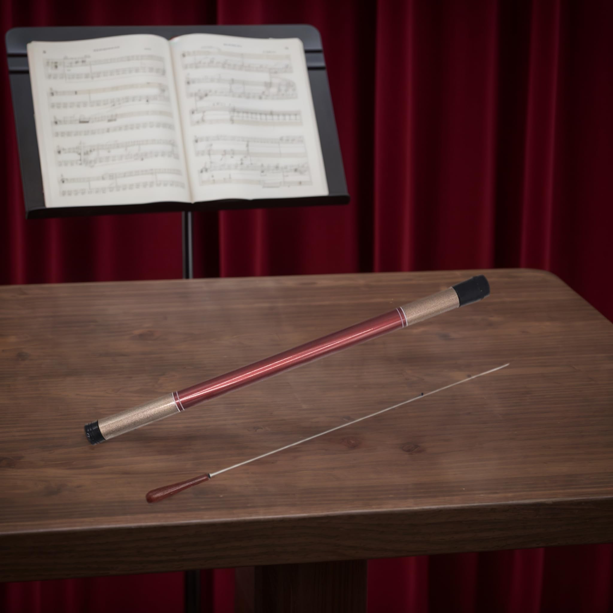 Amazon.com: Cheerock Rosewood Handle Conducting Baton 15 Inch with