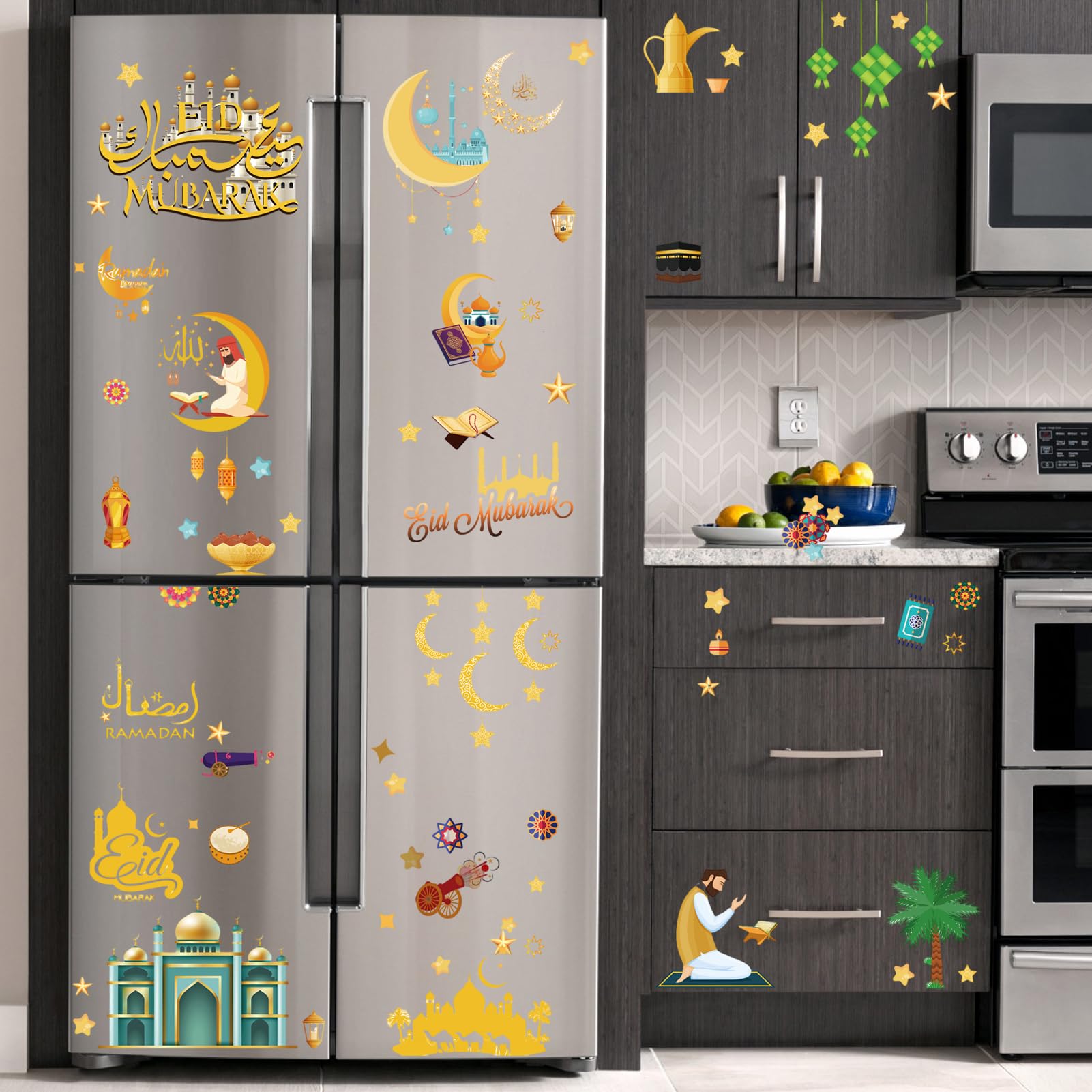 Ramadan Mubarak Window Clings Eid Mubarak Window Stickers Party Supplies Decorations Muslim Happiness Ramadan Eid Al-fitr Decor Ramadan Mubarak Window Clings Eid Mubarak Window Stickers Party Supplies Decorations Muslim Happiness Ramadan Eid Al-fitr Decor