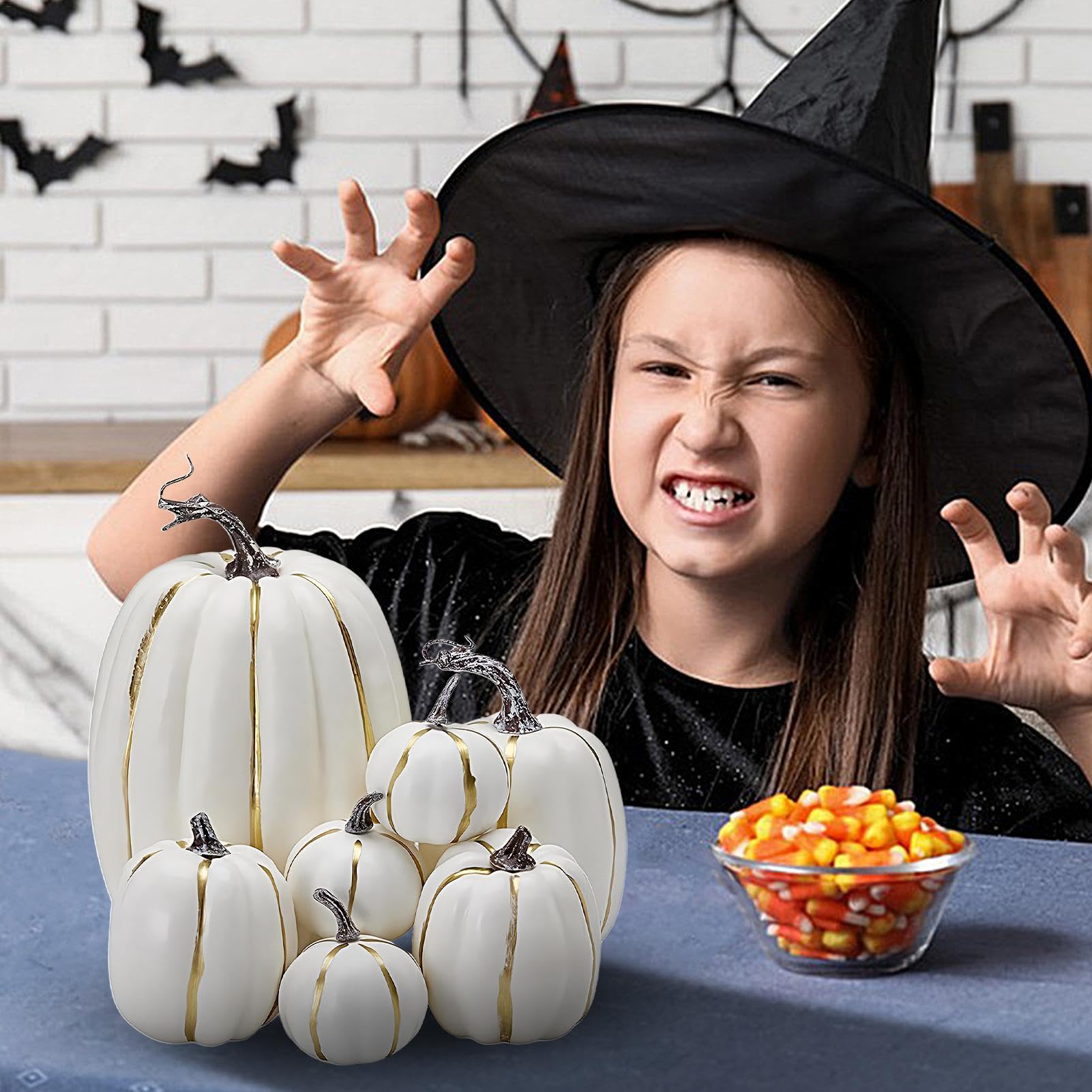 専用＊Halloween＆Autumn＊パンプキン　フェイクスワッグ Amazon.co.jp: 人工カボチャ、フェイクカボチャ、装飾用カボチャ、人工