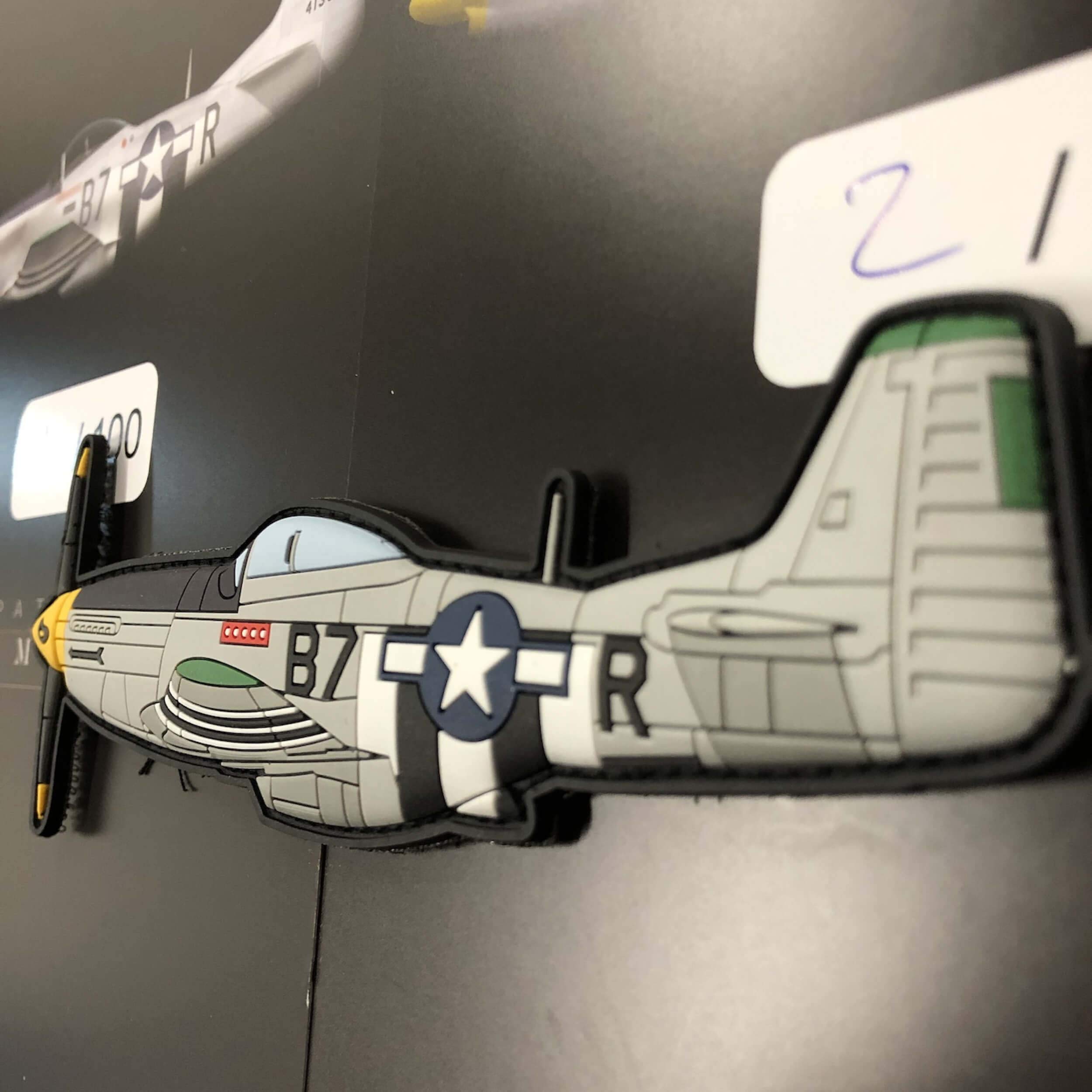 Amazon | P-51マスタングファイターパッチ | ワッペン