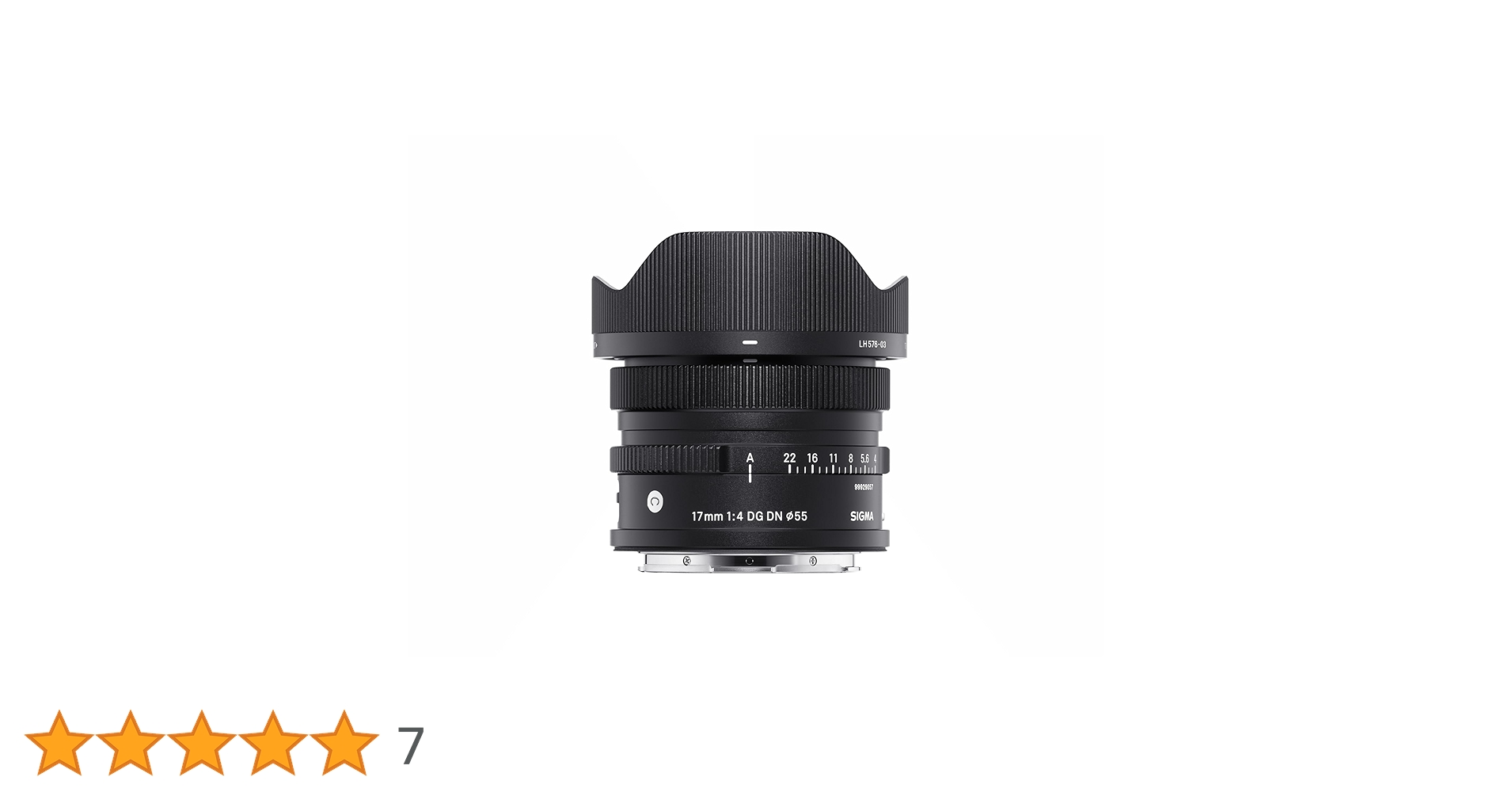 ボルボ SIGMA 17mm Sigma 17 mm F4 DG DN do montażu w kształcie litery L