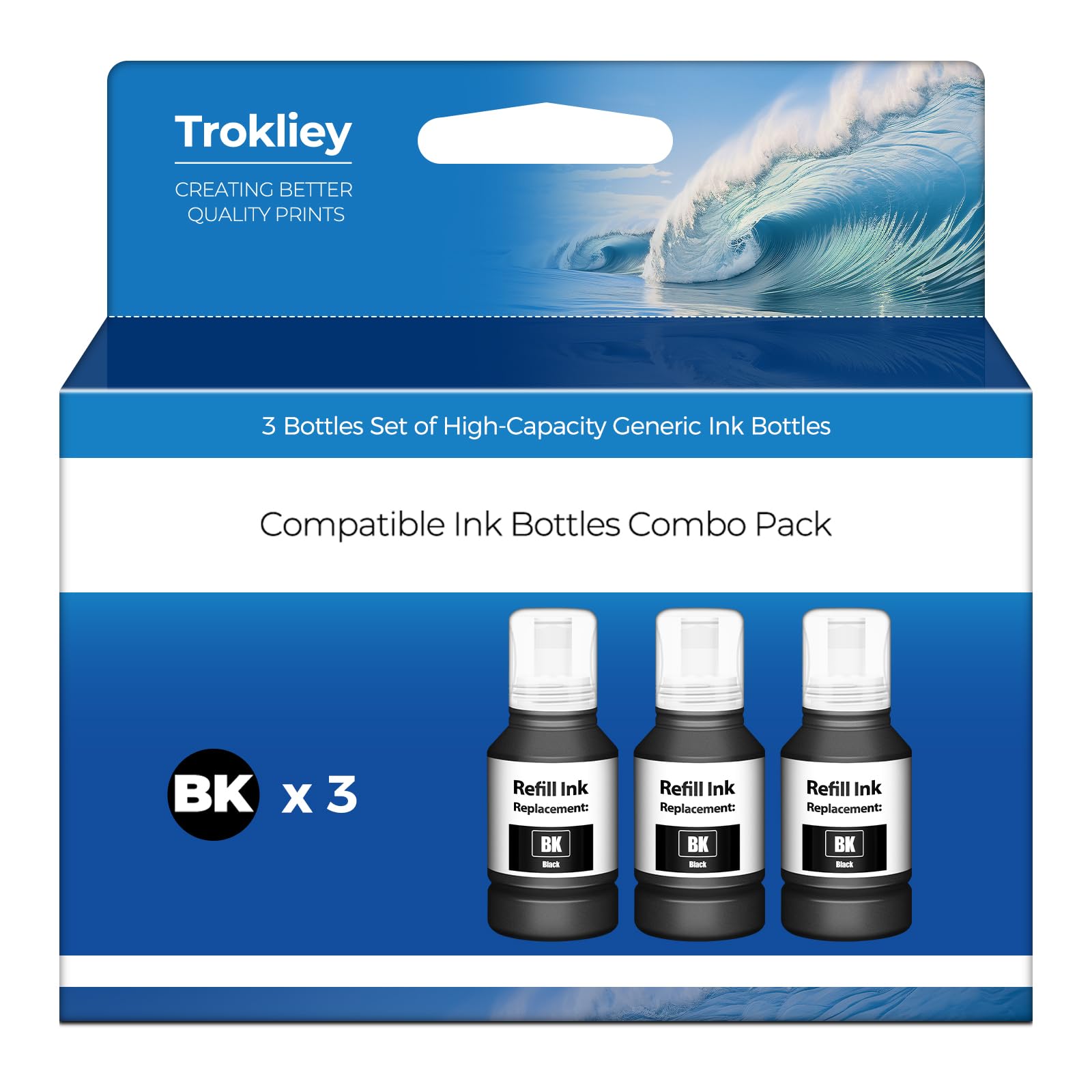 502 Ink Refill Bottles T502 Eco Tank ET-2850 ET-3850 Jamaica - View #8