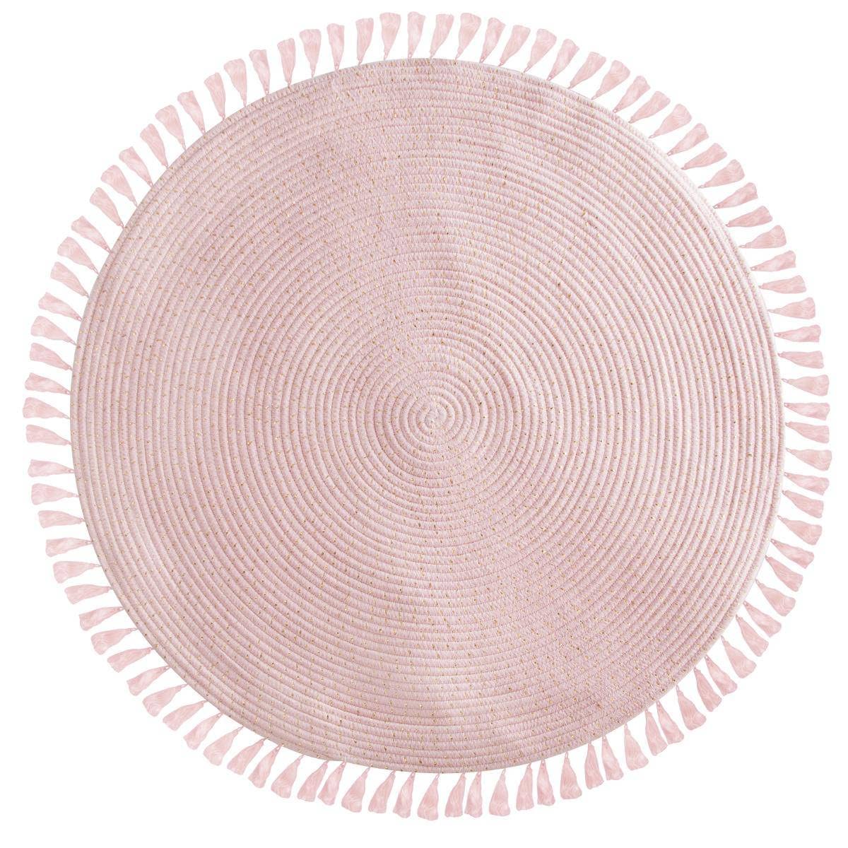 ALFOMBRA ROSA INFANTIL D.90CM