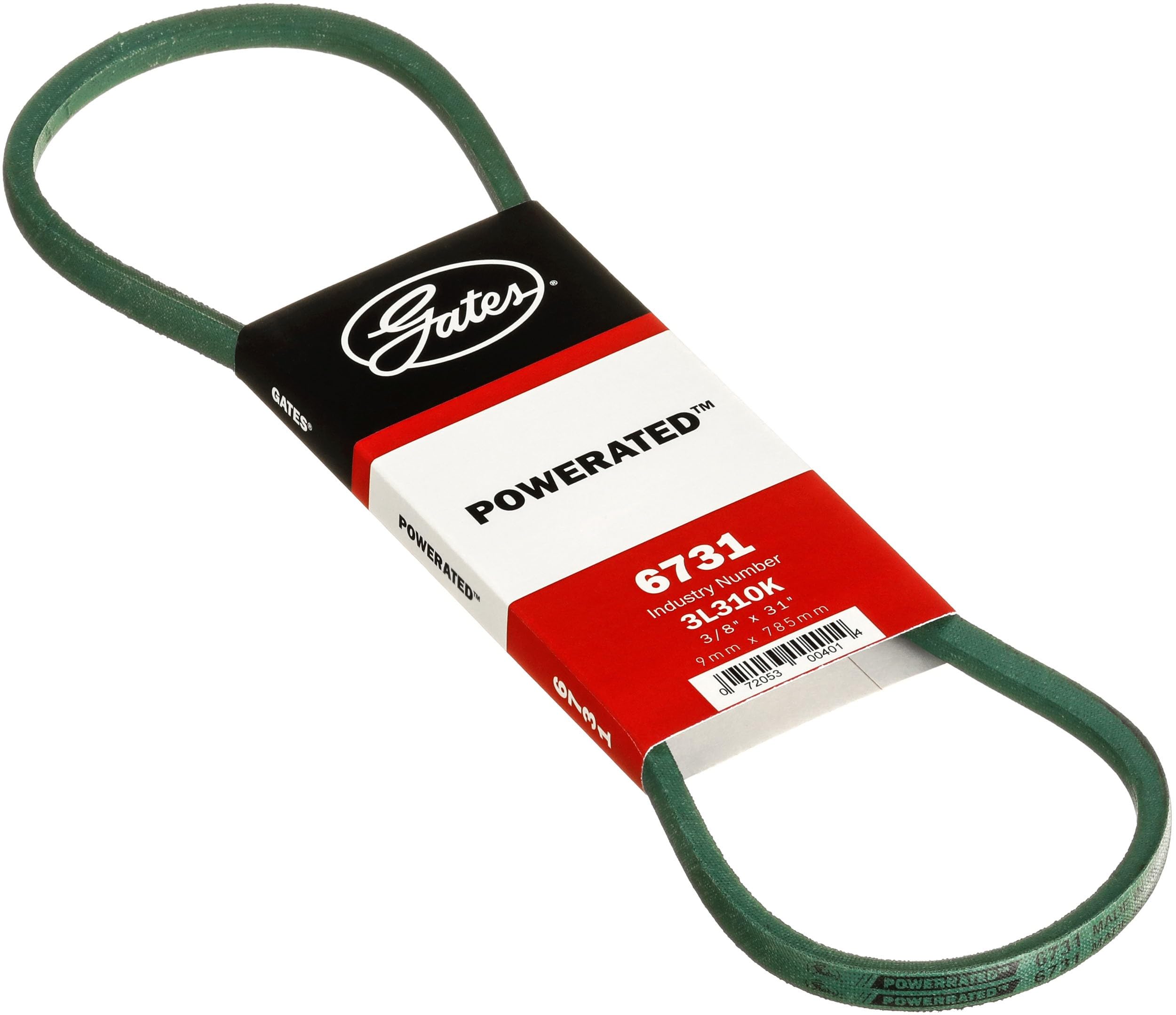 Amazon.com: Gates-6731 Belt, Black, 31