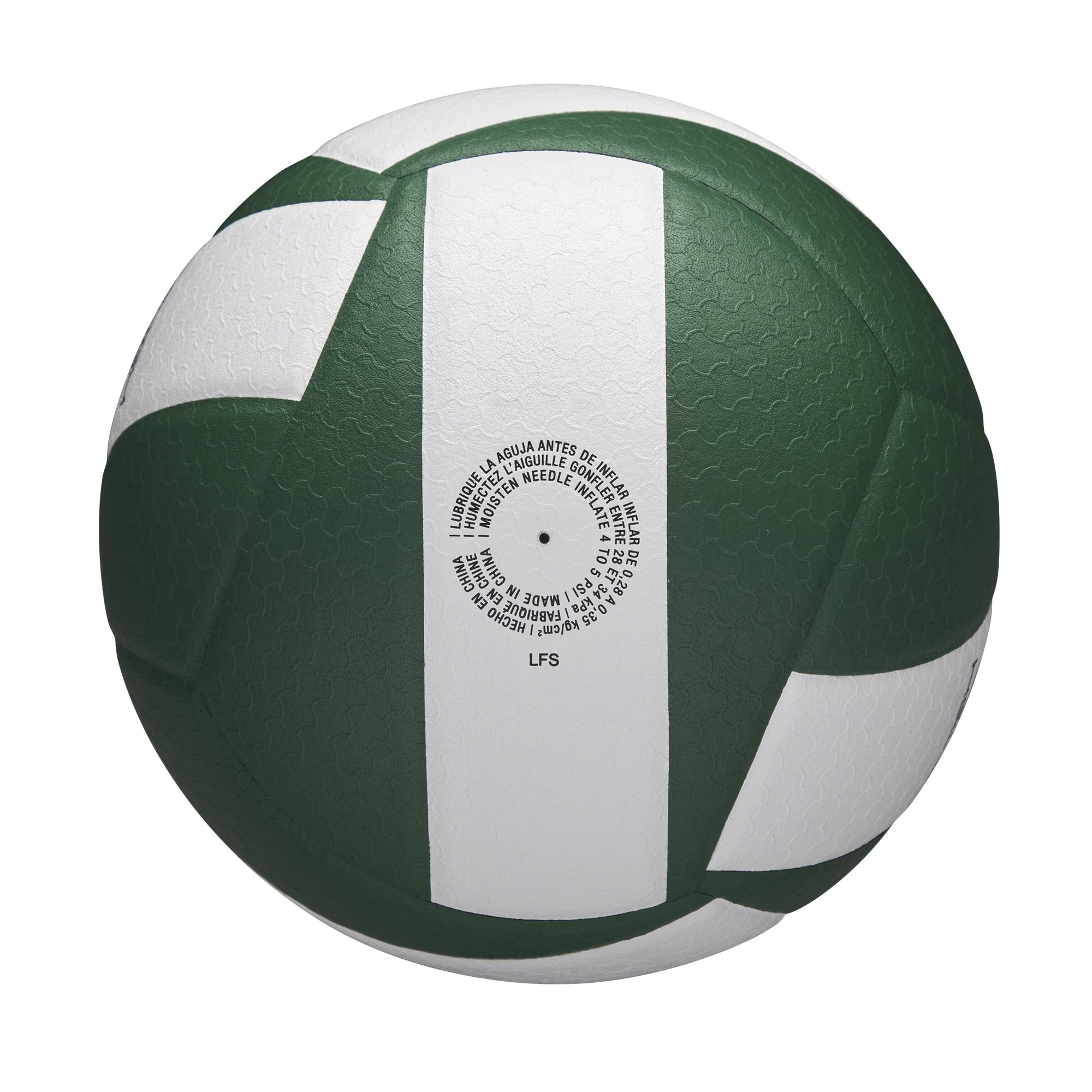 Wilson Pallone da Pallavolo Helix Game, Progettato Per Alte Prestazioni,Presa Avanzata e Controllo Ottimizzato, Realizzato In Microfibra di Alta Qualità, Colore: Verde/Bianco, Dimensioni Ufficiali