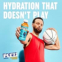 Vista 3 de PLEZi - Bebida de hidratación sabor naranja y mango de Stephen Curry - Bebidas deportivas con 2 veces más electrolitos - 500 mg de potasio, bajo