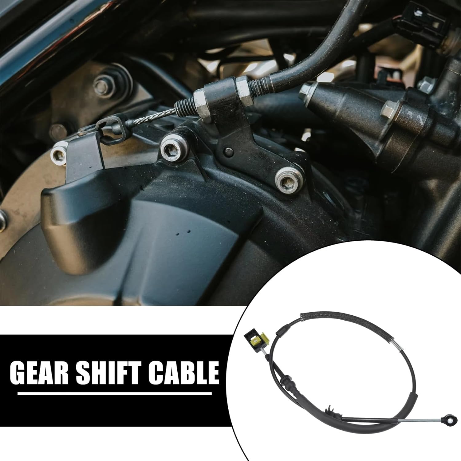 Gearshift Cable Compatible With For Mustang Base GT 2005 2006 2007 2008 2009 2010 Car Gear Shifter Transmission Selector Control Lever Cable