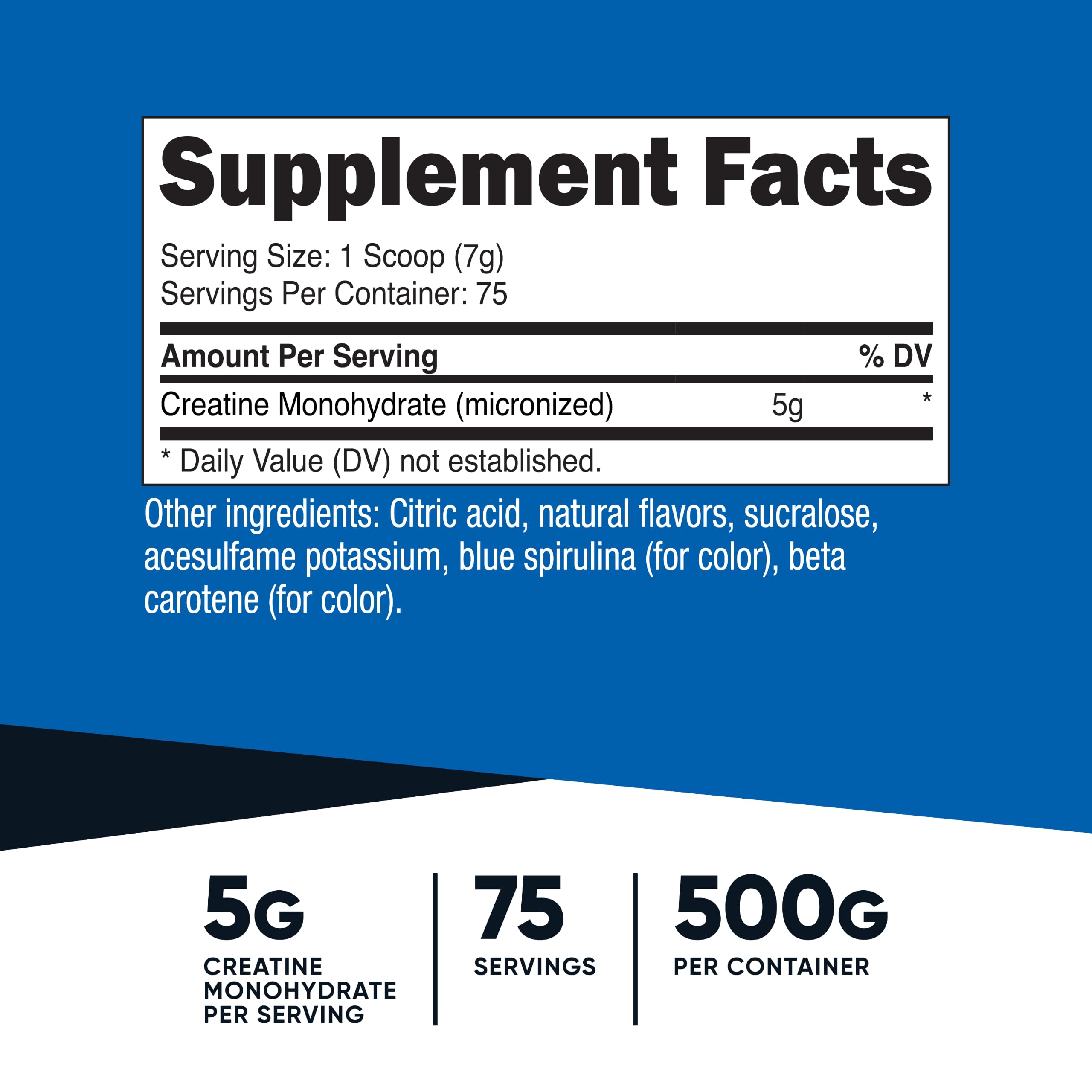 Nutricost Creatine Monohydrate Powder (Coastal Explosion, 500 Gram) — Amazon image 2