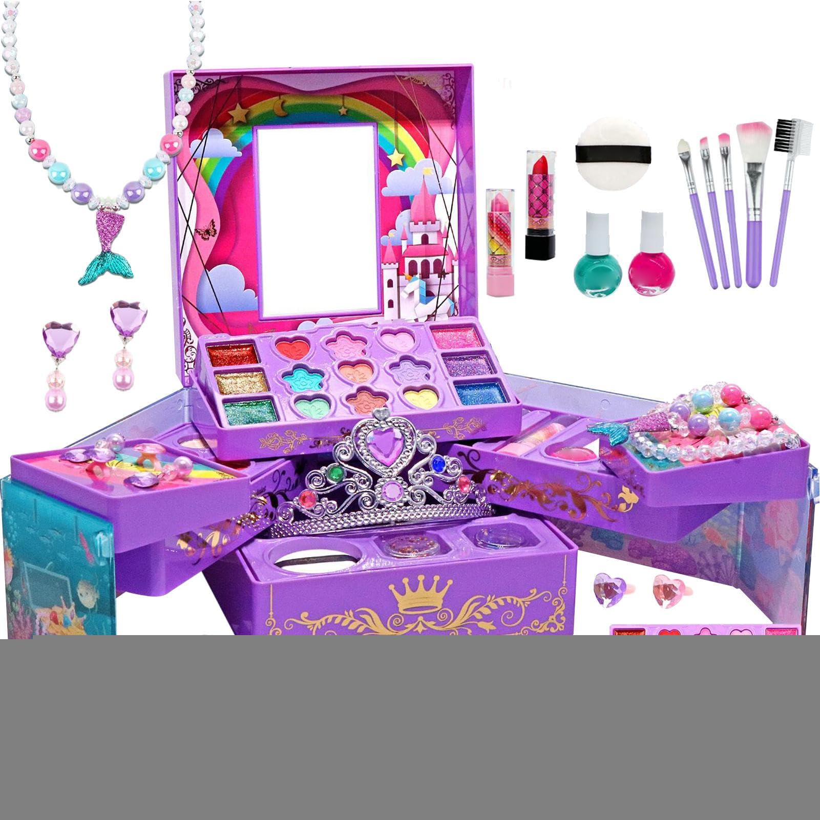 Set di Trucco per Bambini da Trucco Veri Lavabili