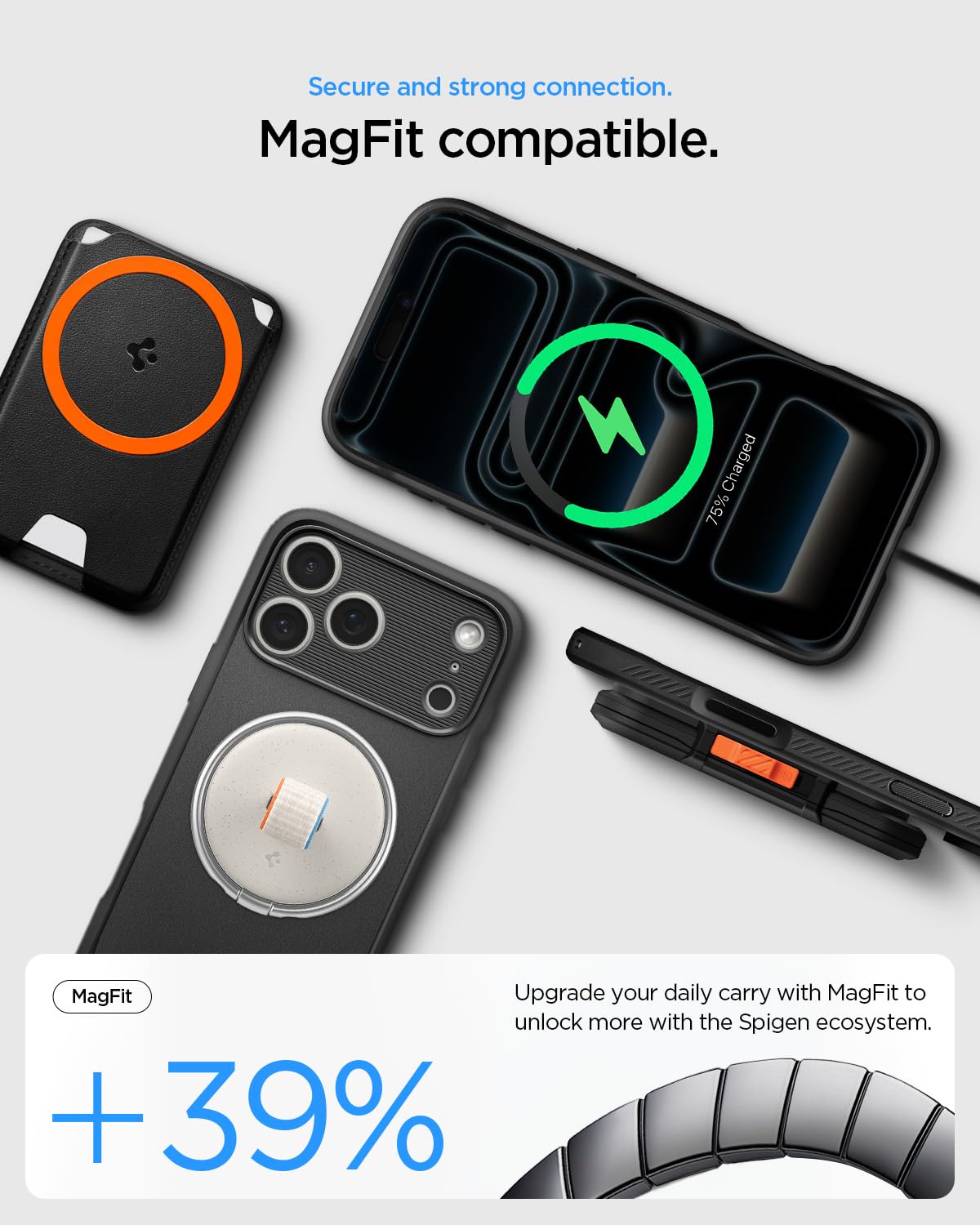Spigen Rugged Armor MagFit Case for iPhone 18 Pro Max/iPhone 17