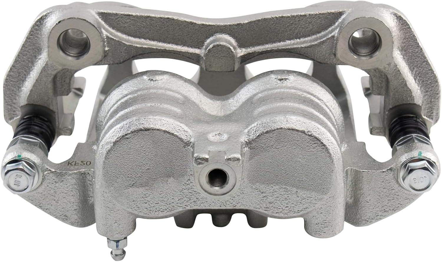 Front Driver and Passenger Side Brake Caliper Set Caliper Brackets Hardware Compatible with 15-18 Chevrolet City Express 13 Nissan LEAF with Dual Piston Front Calipers 13-19 Nissan NV200