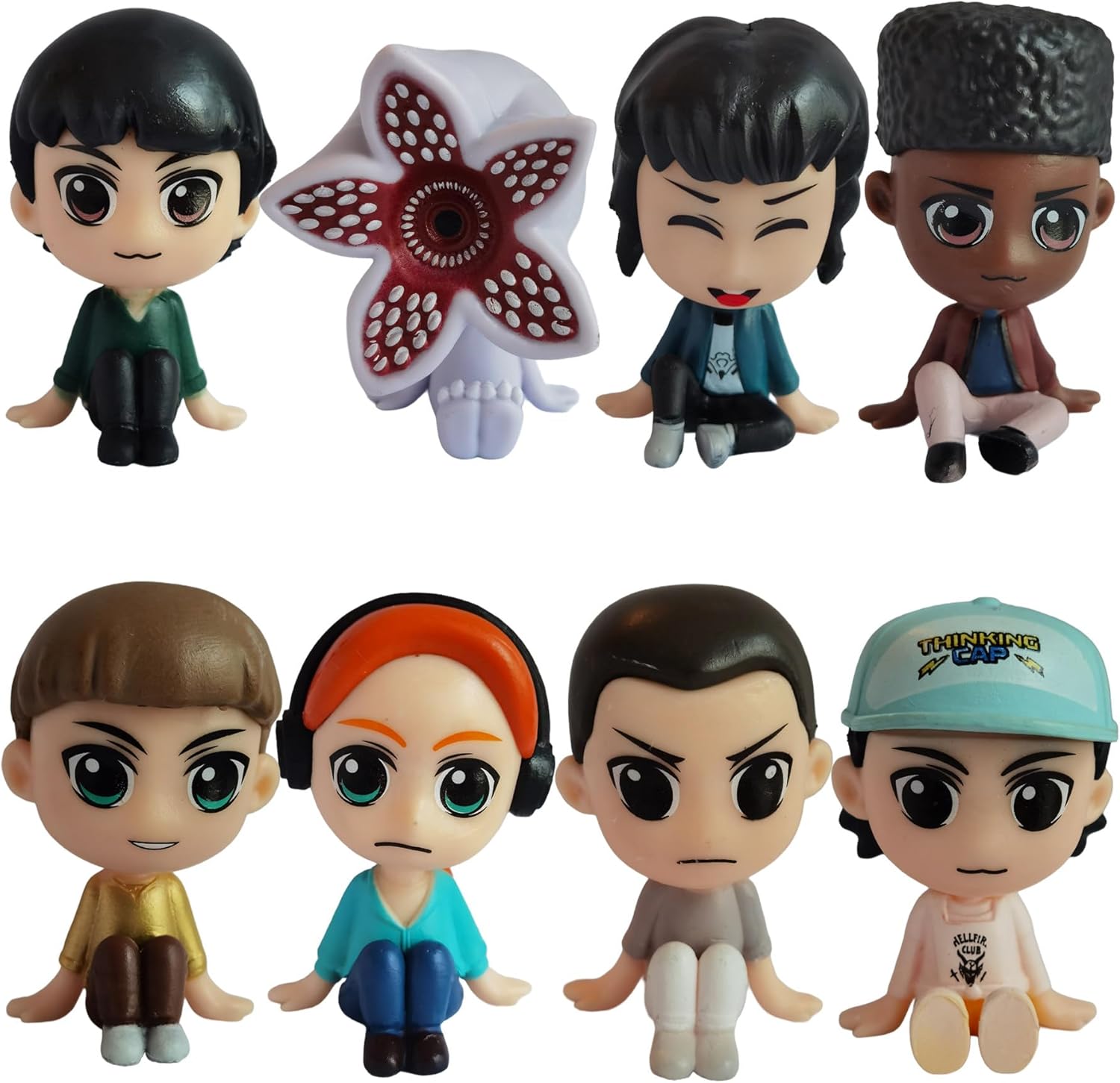 8Pcs Stranger Figure,Character Model Collectable Figure Creative Gift for Fans