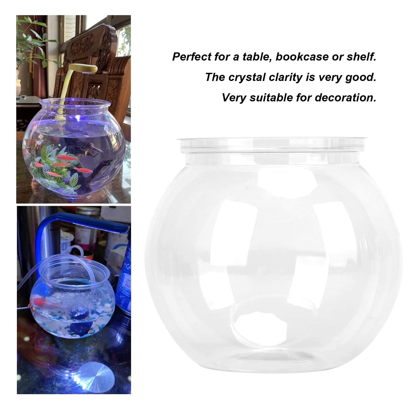 GlassOfVenice Murano Glas Aquarium Kubus met Goudvis GlassOfVenice Murano Glas Aquarium Kubus met Goudvis
