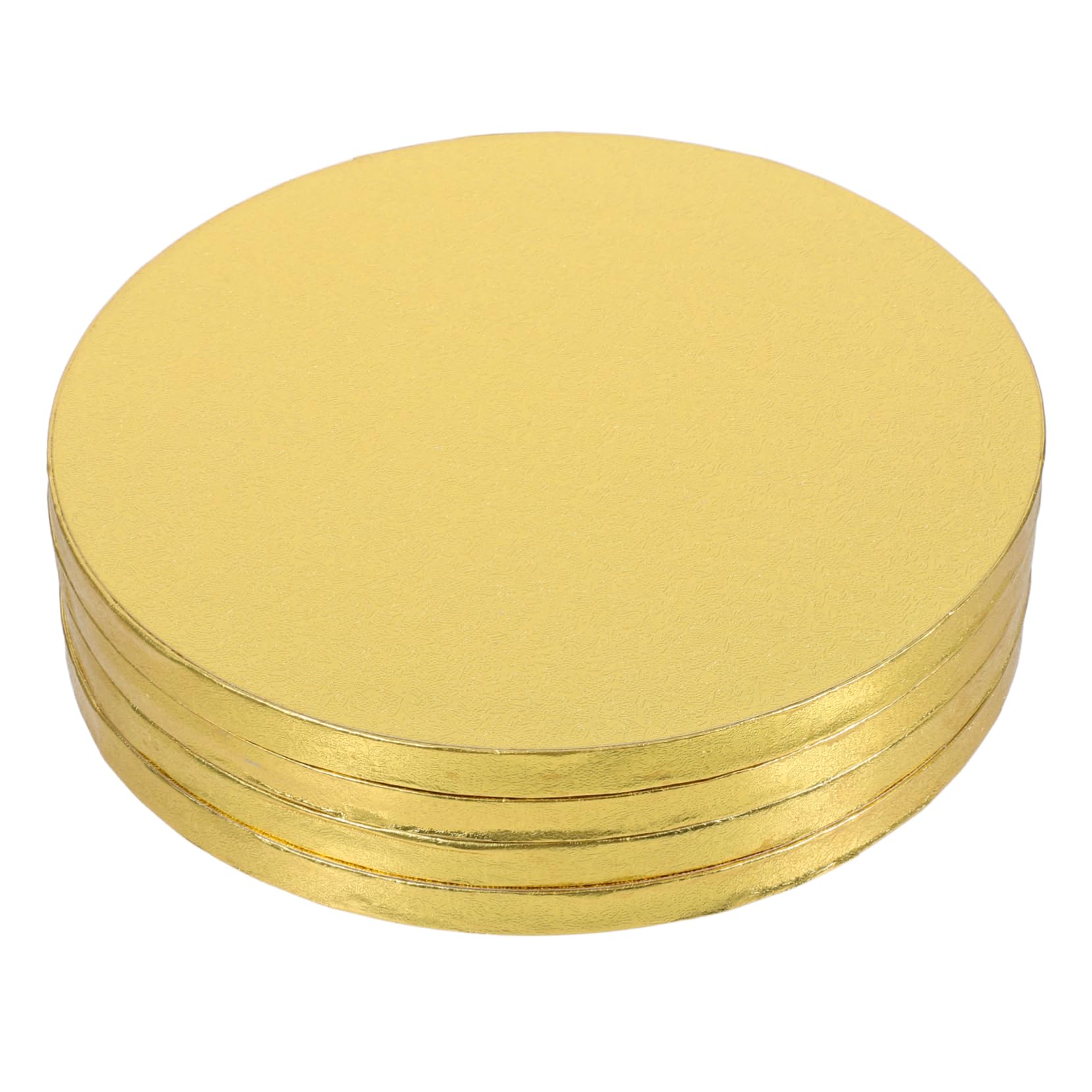SOLUSTRE Gold Cake Plate Inches Cake Decorating Supplies Multi-function Thickened Drum for Display Transport