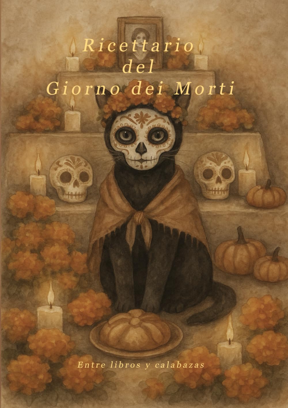 Ricettario del Giorno dei Morti: 147 pagine di ricette dolci e salate, guida passo-passo per l’altare e uno spazio per custodire la tua tradizione