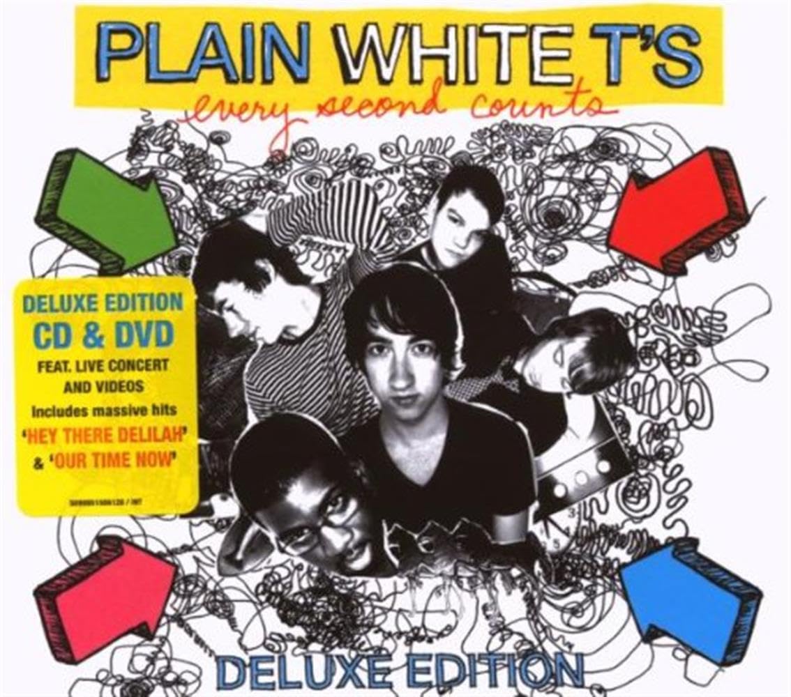 Plain White T's - Every Second Counts (2008)  CD+DVD Deluxe Edition  NEW/SEALED