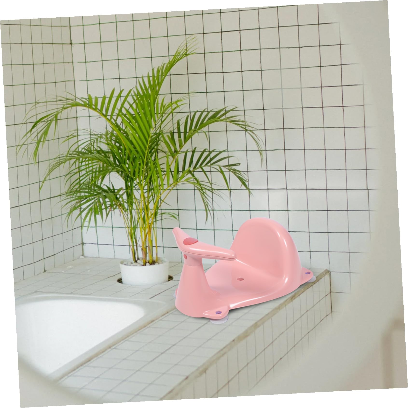 Abaodam Asiento de Baño para Bebés Asiento de Baño para Recién Nacidos la Bañera Obsequio para Shower