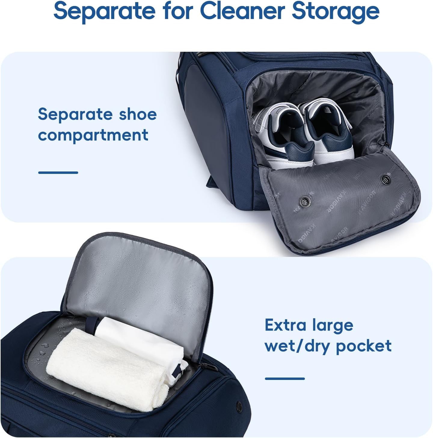 Pickleball Bag, Large Pickleball Backpack Holds 4 to 6 Paddles, Shoes Compartment & Wet/Dry Pocket (9 Pockets), Charge Port - Image 2