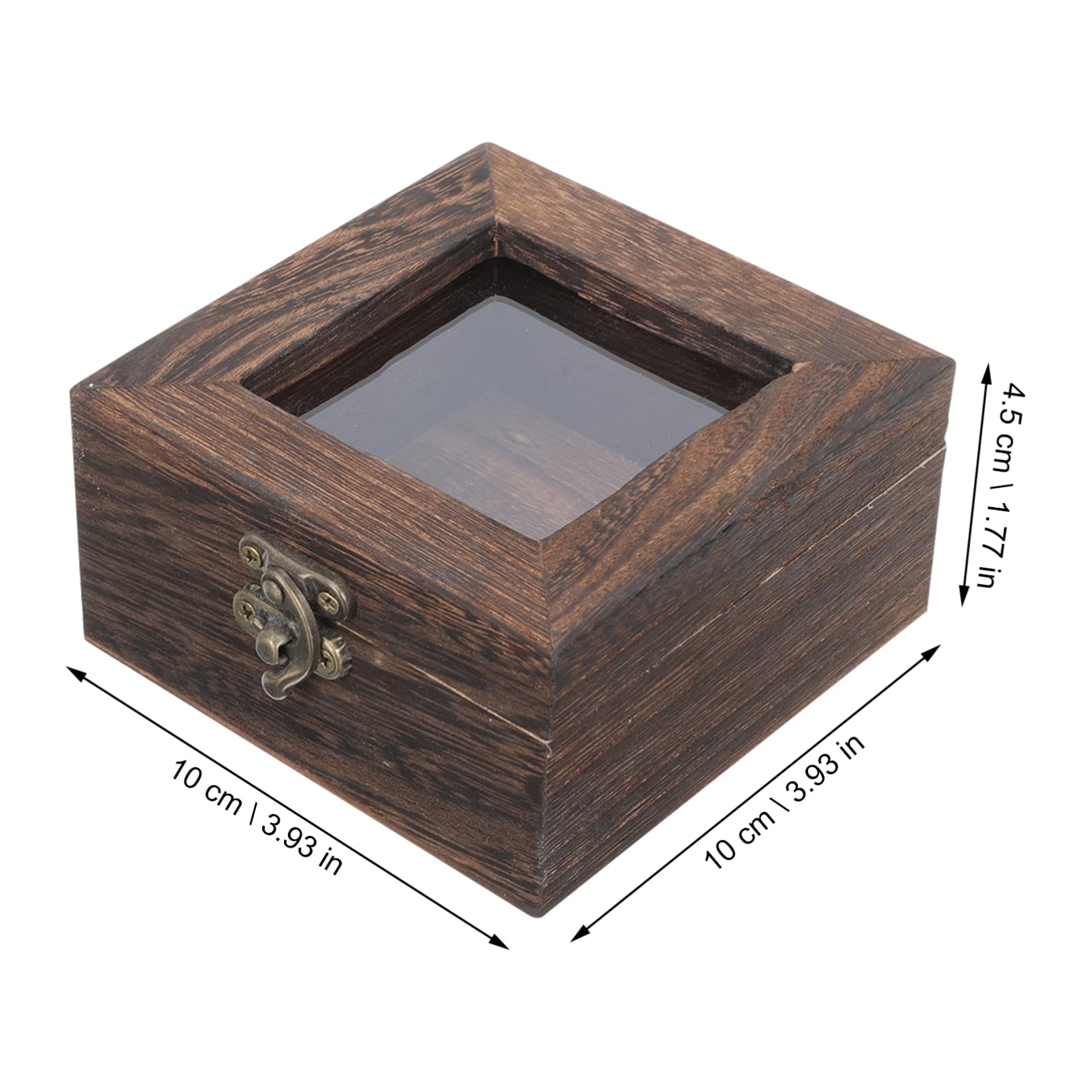 iplusmile Box Specimen Box Entomology Kit Specimen Container Jewelry Necklace Organizer Wood Jewelry Glass Wood Picture Frame Display Case Plant Clamshell Display Board Acrylic