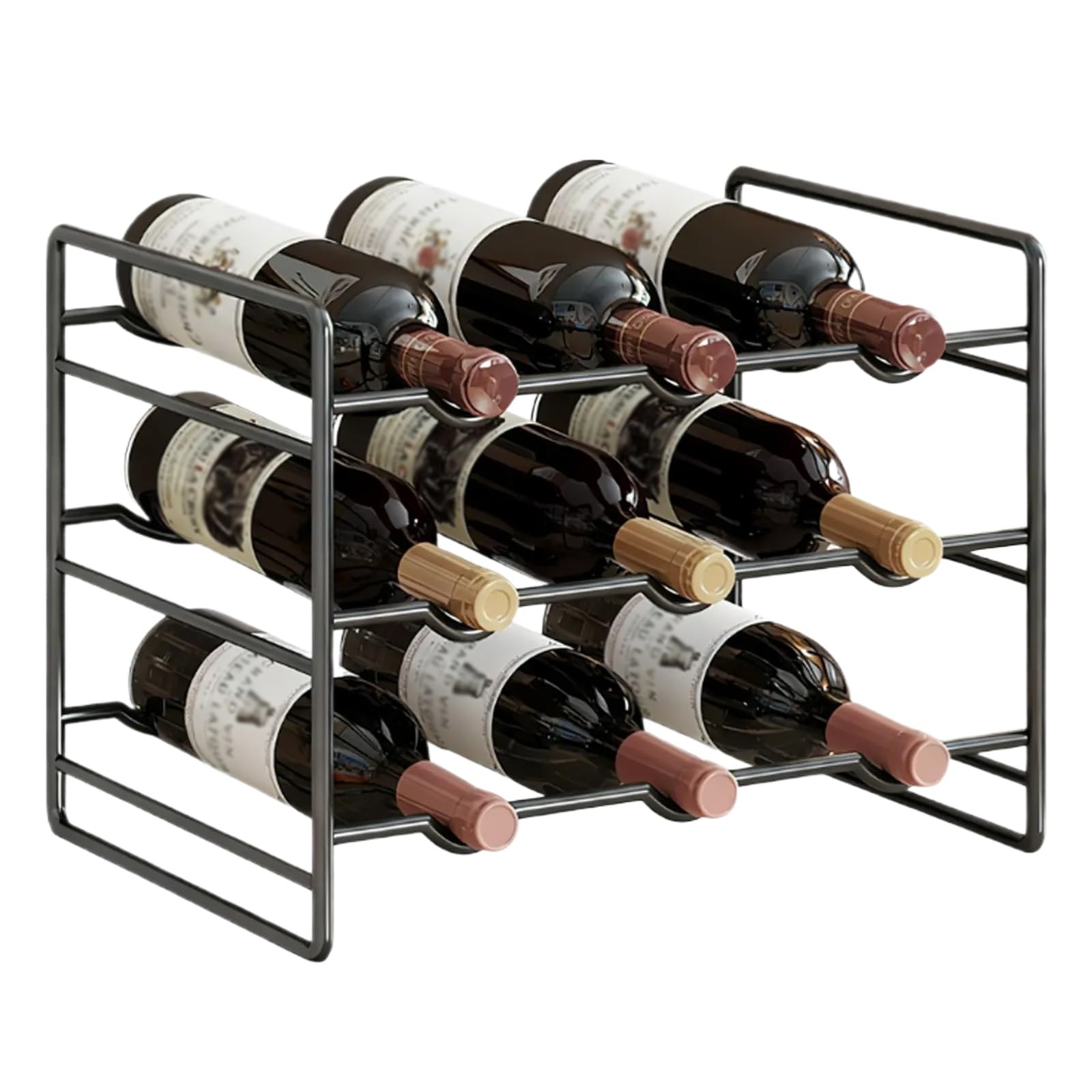 Casier à bouteilles design minimaliste pour bars et restaurants branchés