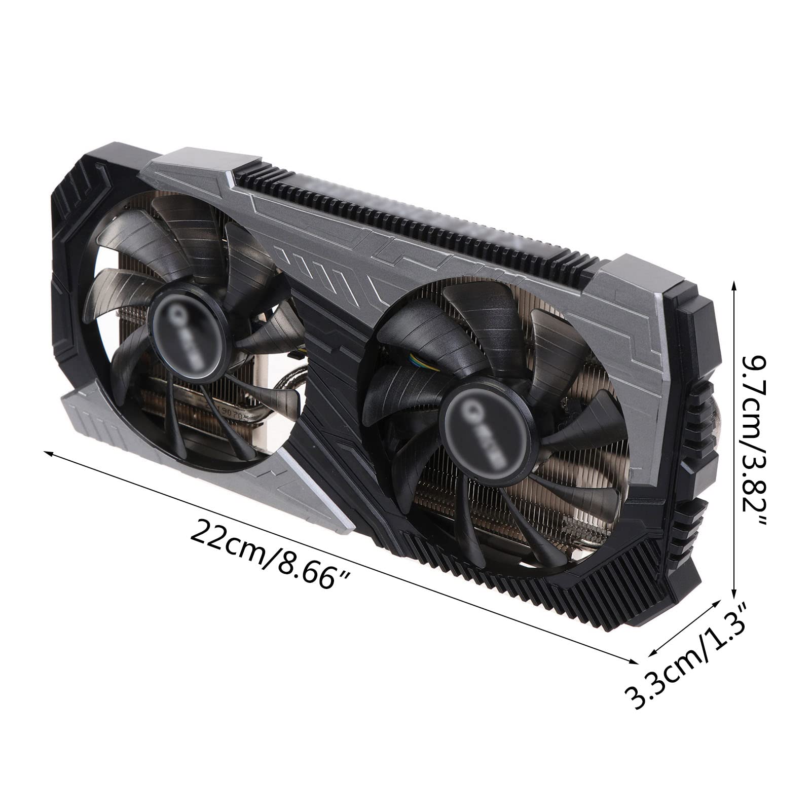 GF10012H12SPA - Ventilador de refrigeración para tarjeta gráfica VGA de 4 pines 12 V para RTX 2060, 2 unidades