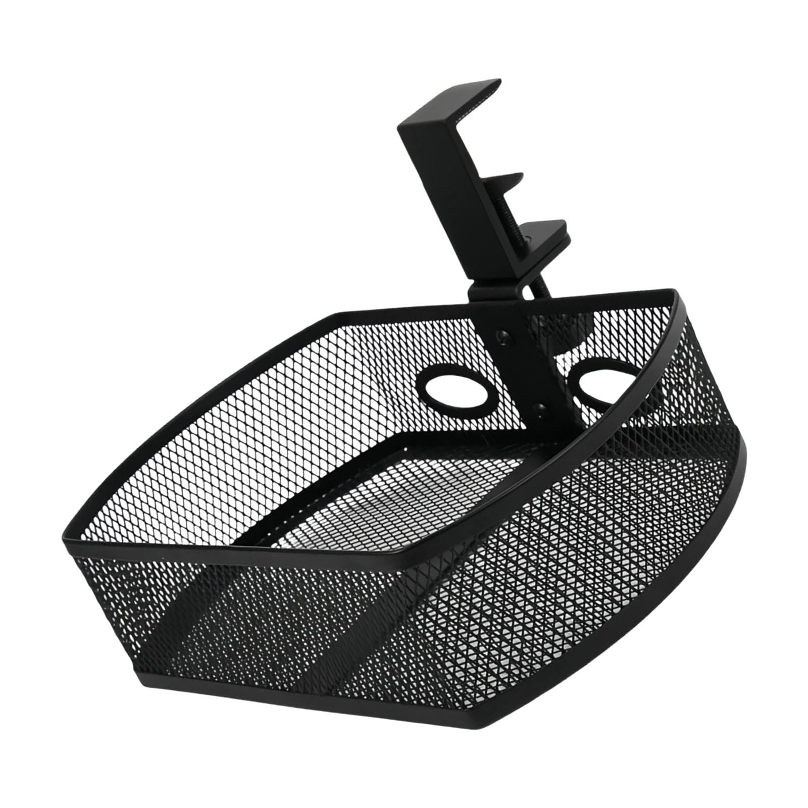 Msioytog Rotating Metal Desk with Motion No-Drill Vertical Mount Holder for & Stationery Space Saving Offices Organizers