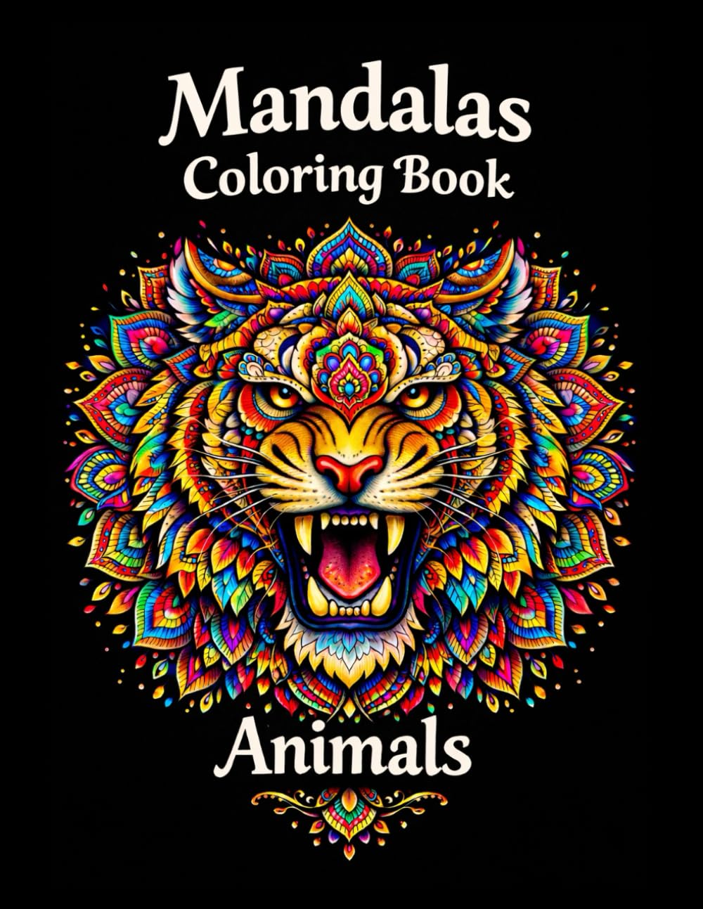 Relaxing Mandalas Coloring Book: Animal Mandala