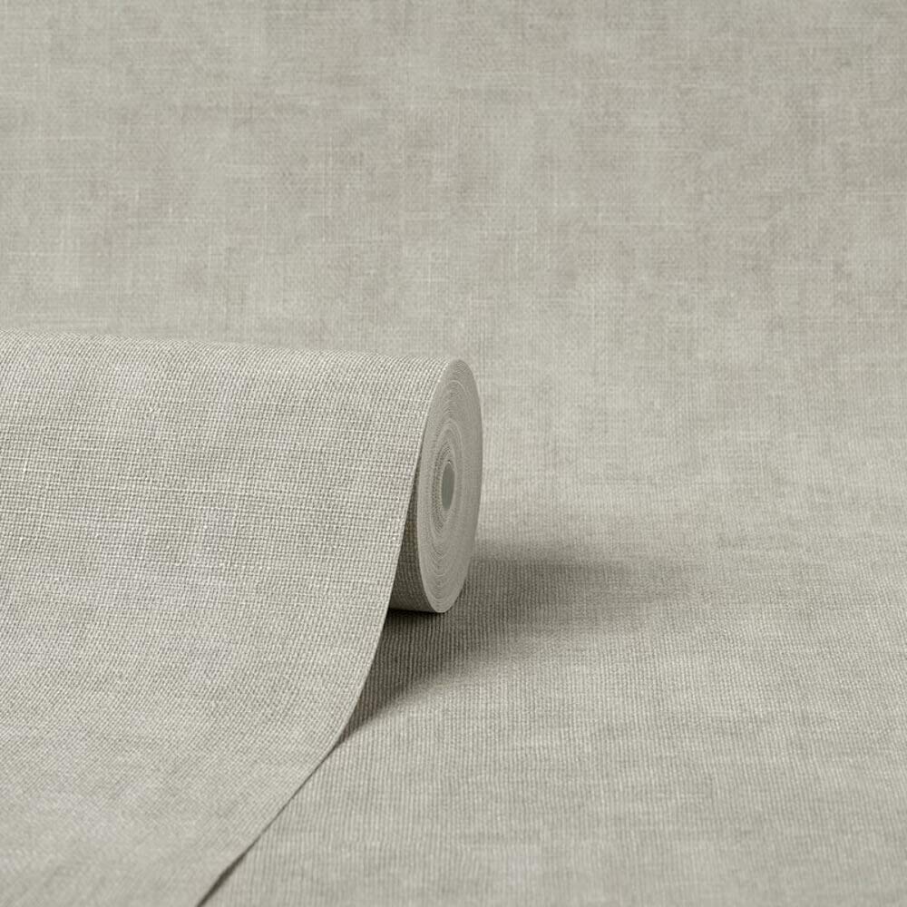 Fine Decor Milano Hessian Wallpaper - Stone