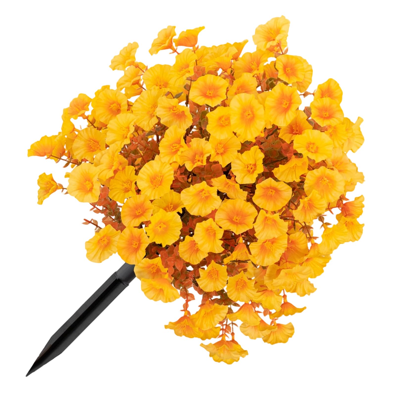 JSGHGDF Artificial Morning Glory Flower Stake Realistic Green Plant for Garden Patio Yard Wedding Festival Flower Arrangement Simulation Green Plant Ground Outlet Morningglory