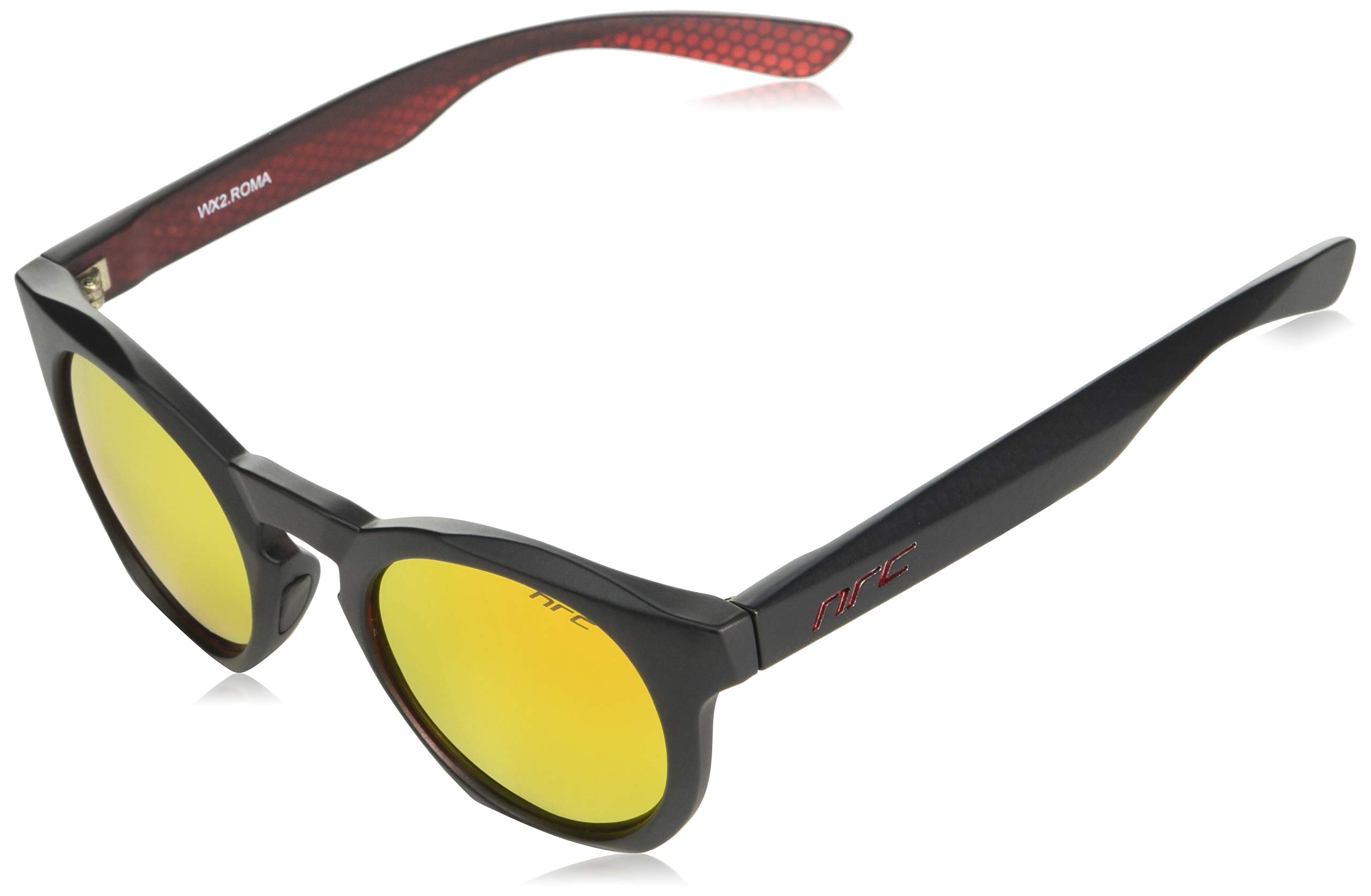 NRC Okulary wx2 Roma unisex dla dorosłych, czarne, rozmiar uniwersalny