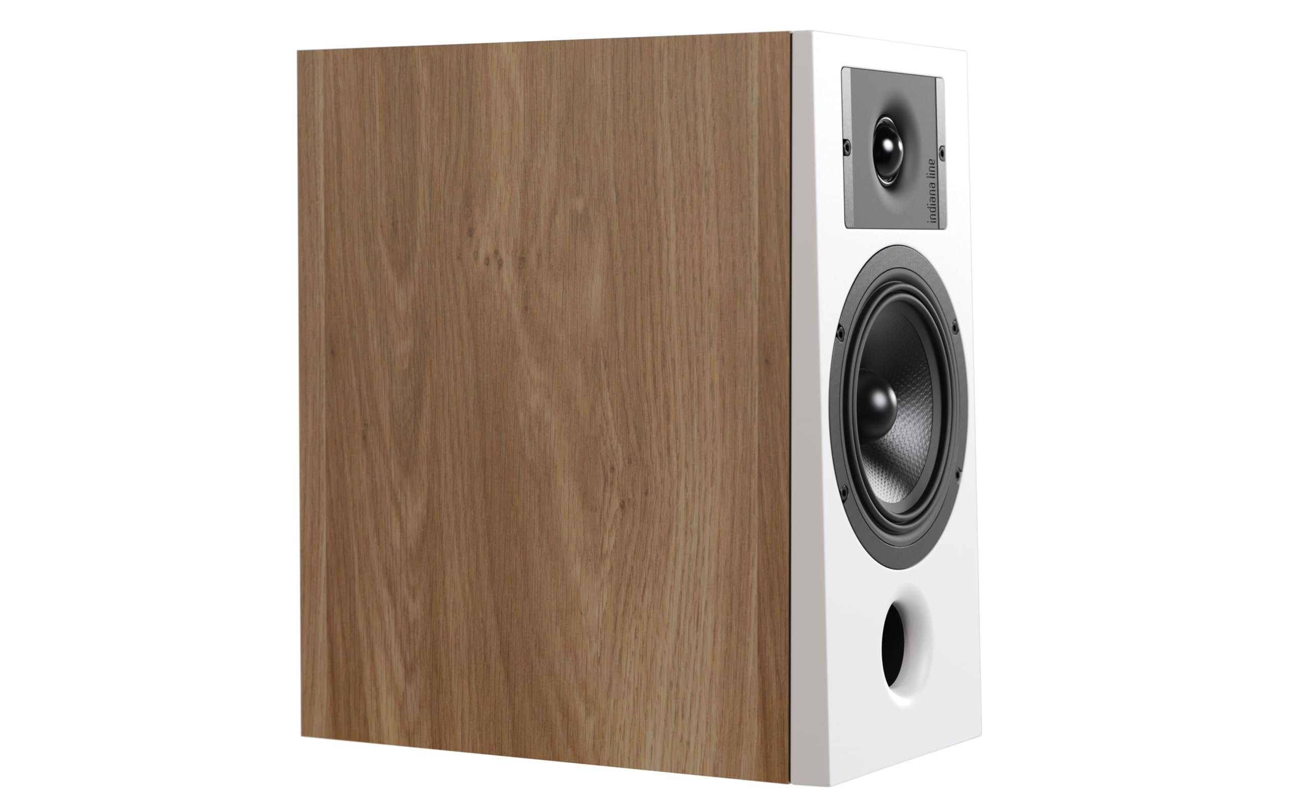 Indiana Line Diva 3 di diffusore da scaffale - coppia (bianco/noce)