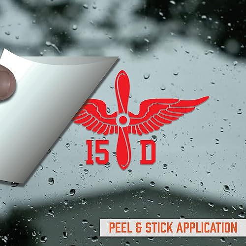 Vista 5 de Inkfidel 15D Aircraft Powertrain Repairer Prop Insignia Vinilo Calcomanía (negro)