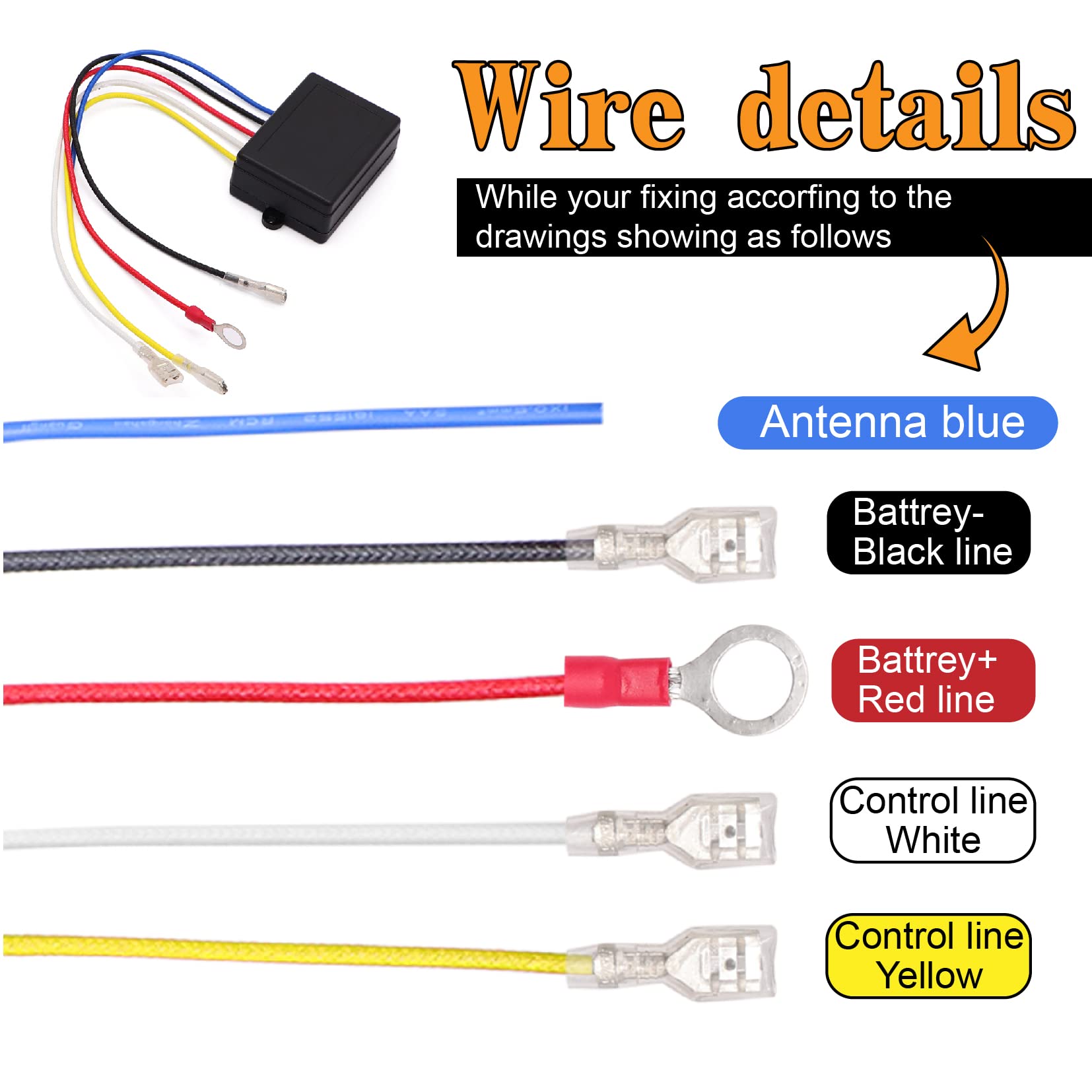 12V 500A Winch Solenoid Contactor Relay And Wireless