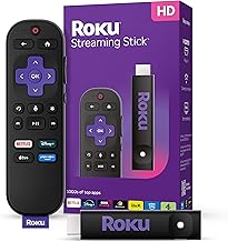 Roku® Streaming Stick™ 2025 - Dispositivo de transmisión HD Roku para TV con control remoto por voz - TV gratuita y en vivo
