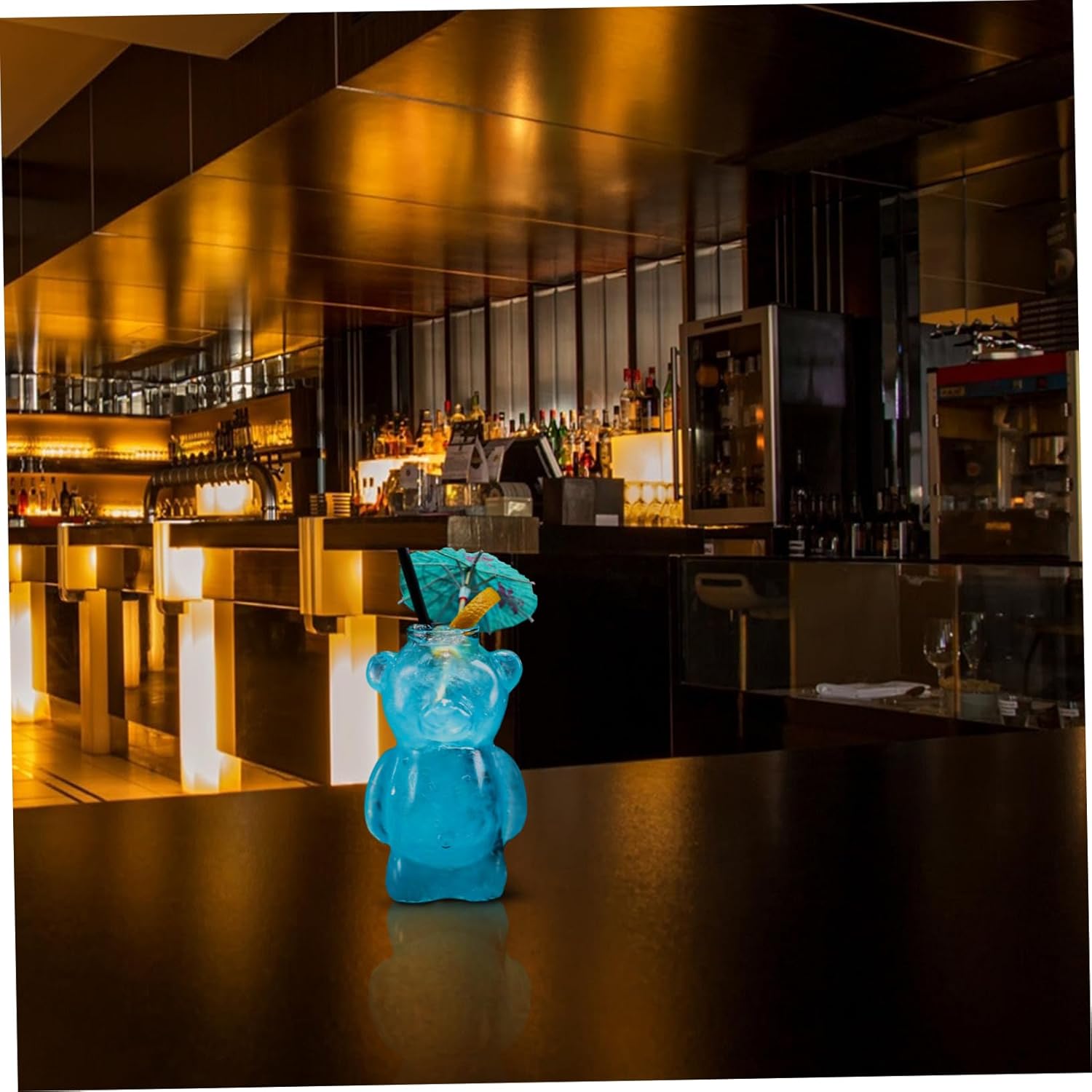 Zerodeko 8 Pcs Adorable Small Bear Cups Cocktail Glasses Elegant Wine Juice Cups for Hosting Barware