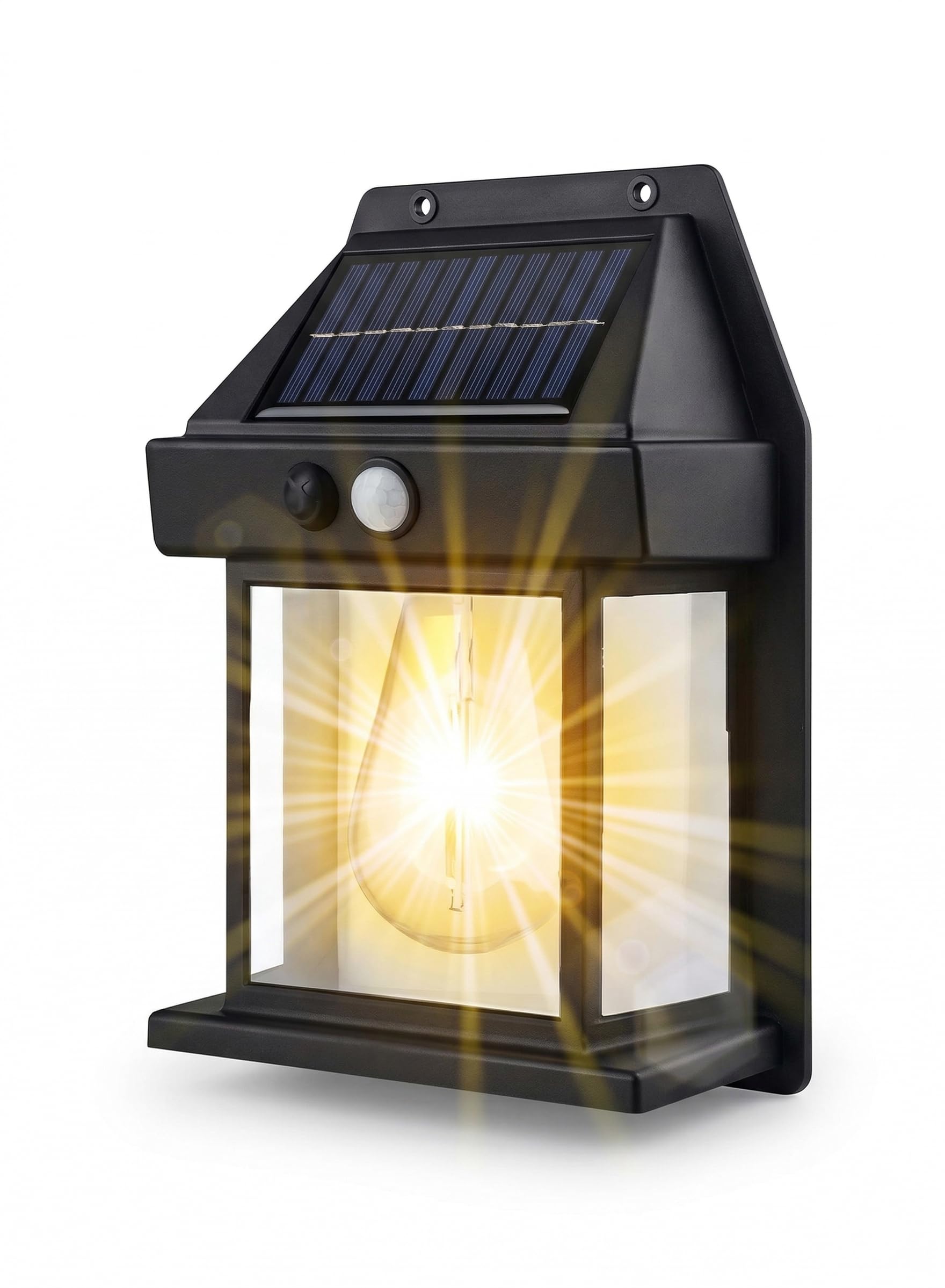 Solar Wall Lantern with Motion Sensor, Warm White, 3 Modes, 120° Sensing Angle, Outdoor Waterproof-image-44
