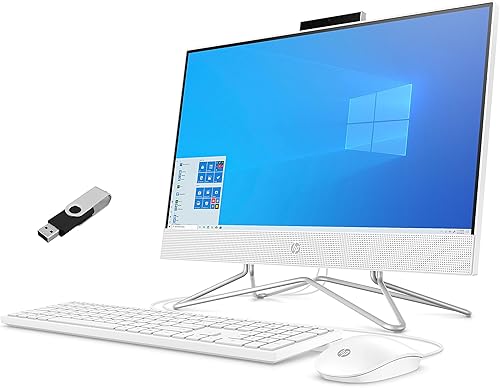 Miniatura 1 de HP Computadora de escritorio todo en uno FHD de 22 pulgadas 2022 - AMD Athlon Silver 3050U - 8GB DDR4 RAM-256GB SSD - WiFi Bluetooth - Windows 11