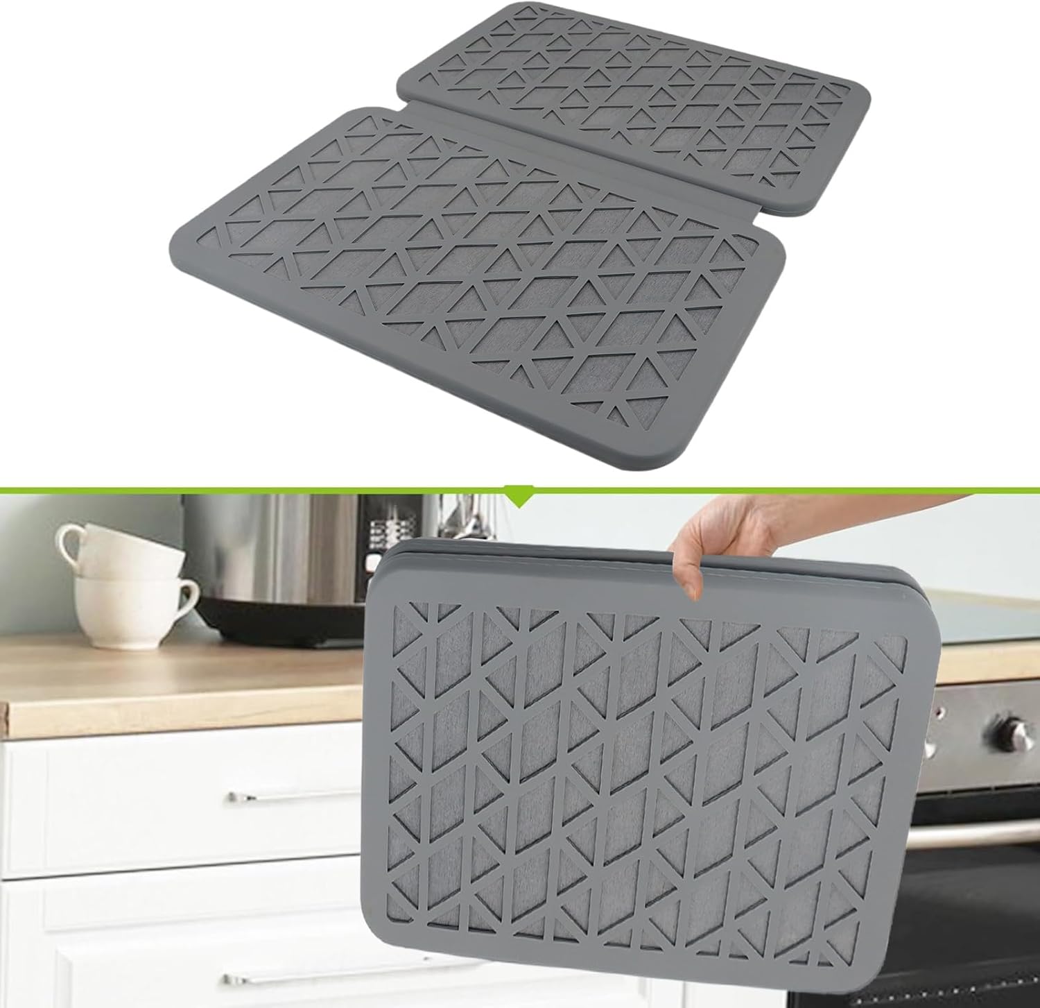 Dish Drying Mats | Kitchen Drying Utensils | Protector for Hot Dishes - For Kitchen Lovers Cafes Bars Offices Caravans Boats Residences and Tables