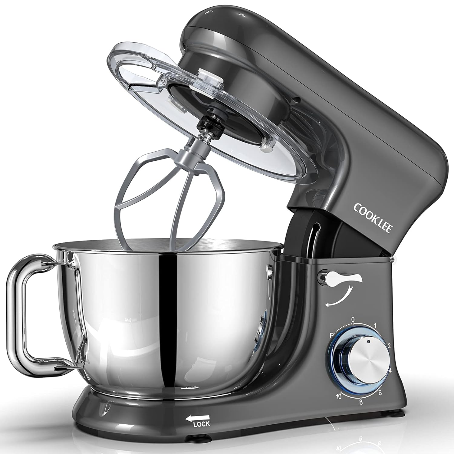 Buy SanLidA Stand Mixer, Metal Shell Series 6.5 Qt. 10Speed Kitchen