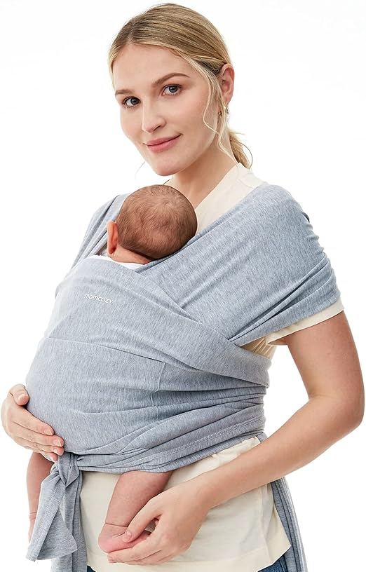 Momcozy Baby Sling Wrap, Baby Sling for Newborn up to 50 lbs, Baby Wrap Adjustable for Adult