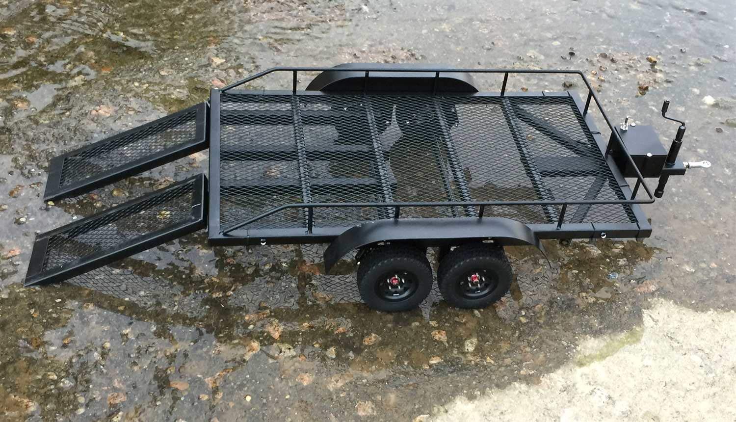 Amewi 1:10 Crawler-Anhänger Bausatz, Weiß