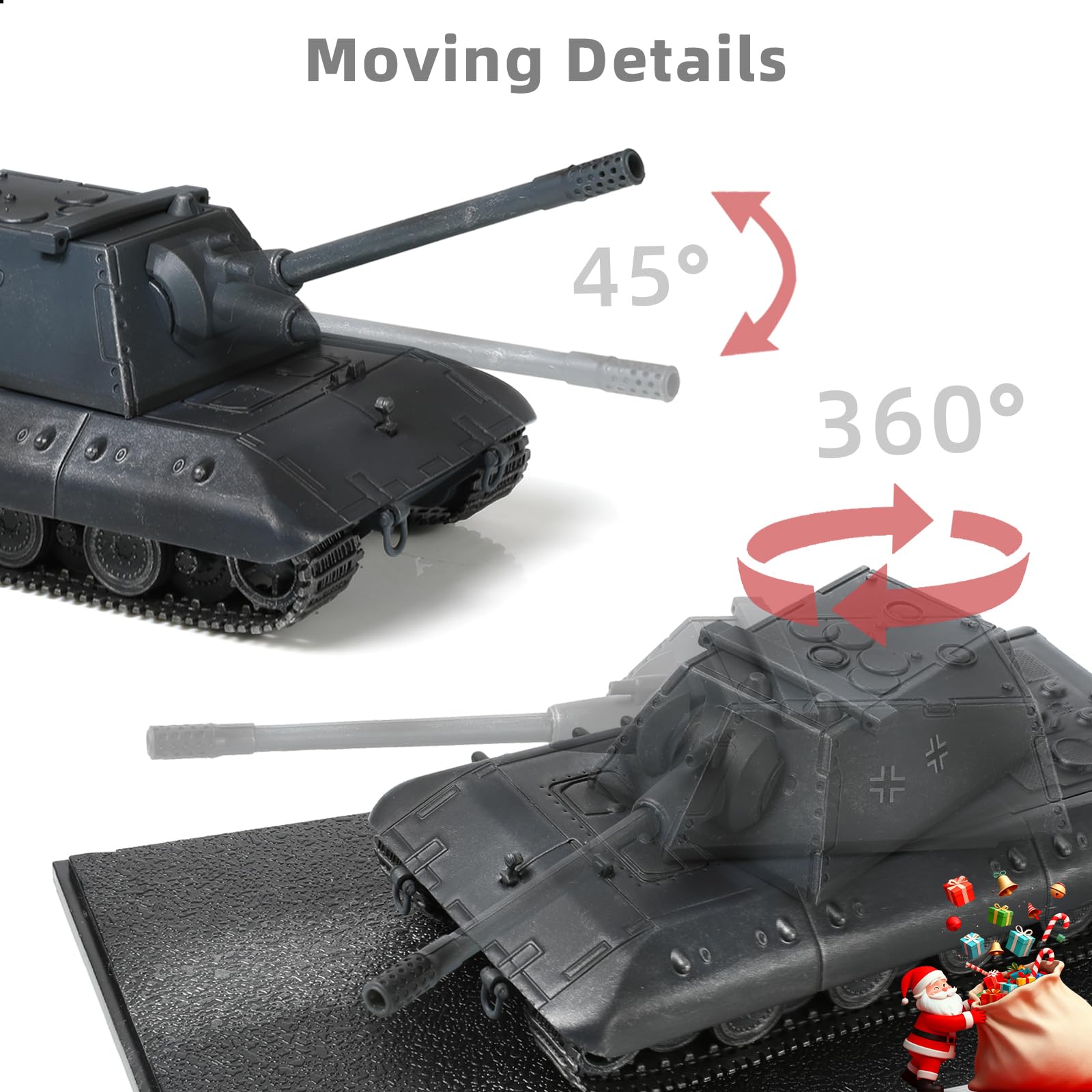 Drfeify Modèle De Char Militaire Modèle Militaire De Réservoir électronique  De Jouet De, image size:1600x1600