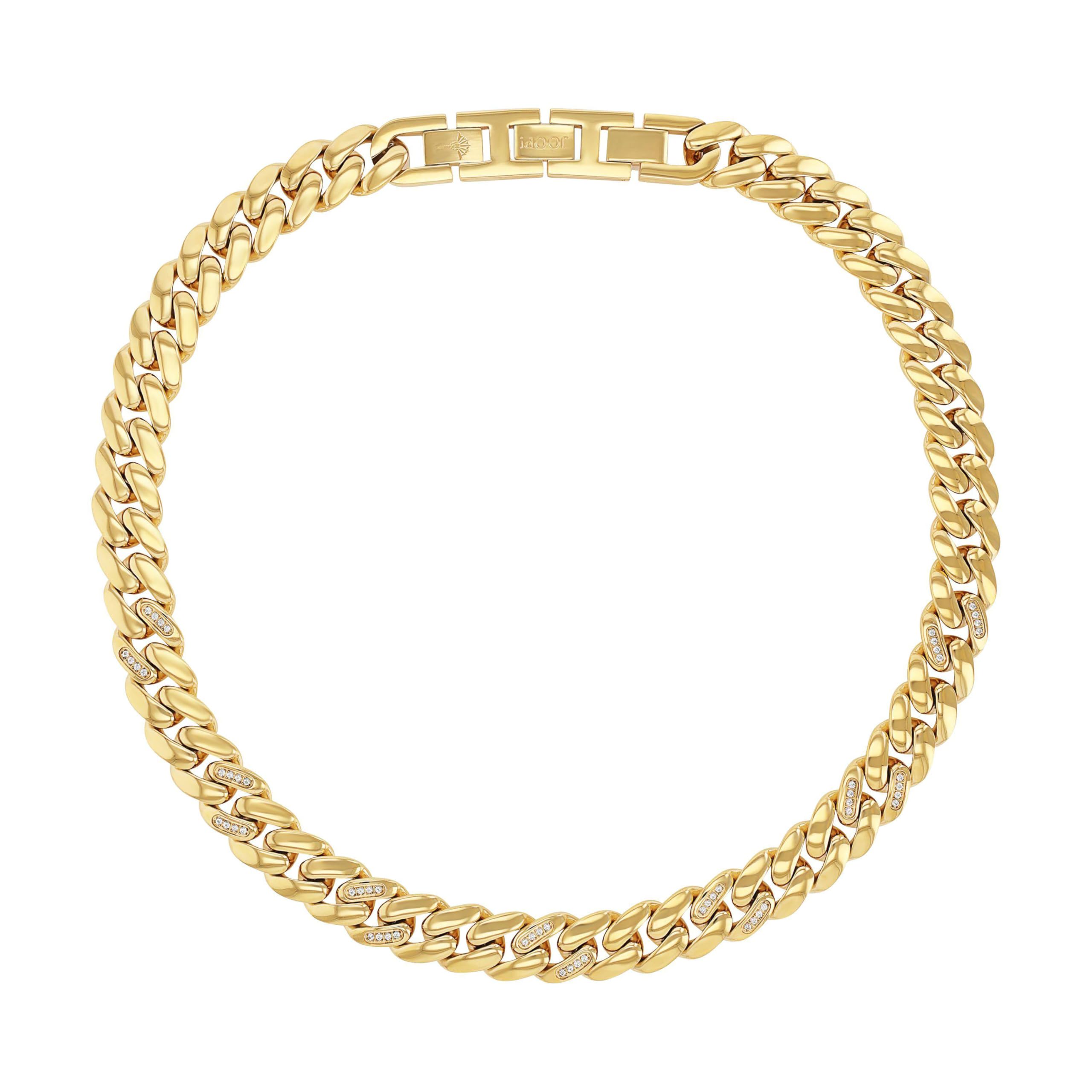 JOOP! Halskette aus Edelstahl für Damen, Halsschmuck, teilw. mit IP-Vergoldung, Kommt in Schmuck Geschenk Box